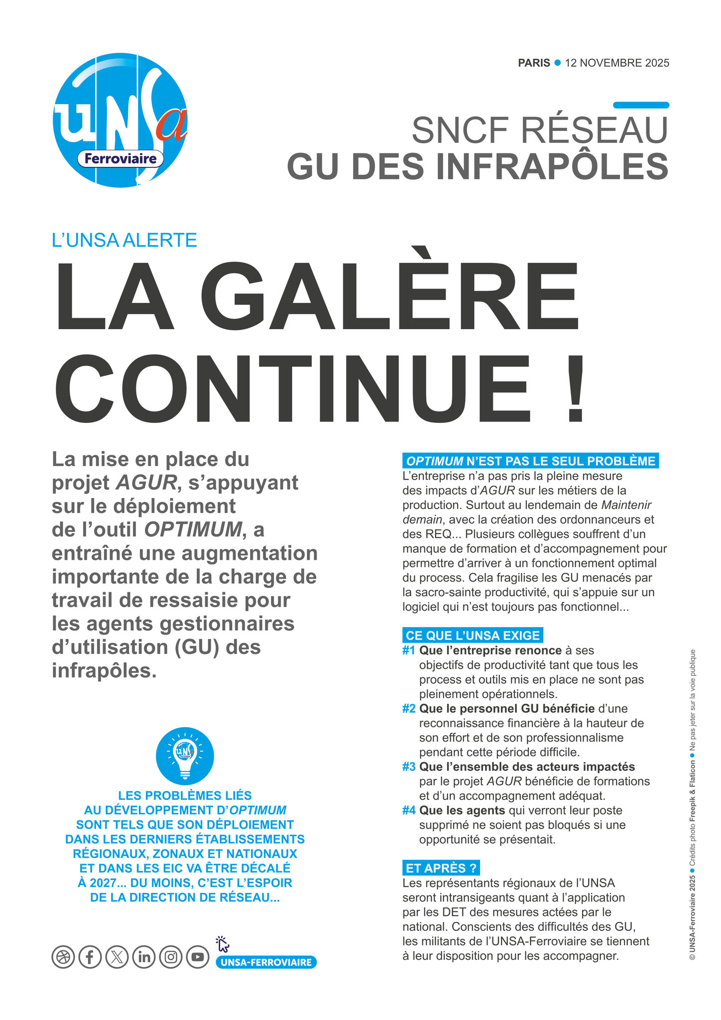 SA RESEAU - Spécial GU