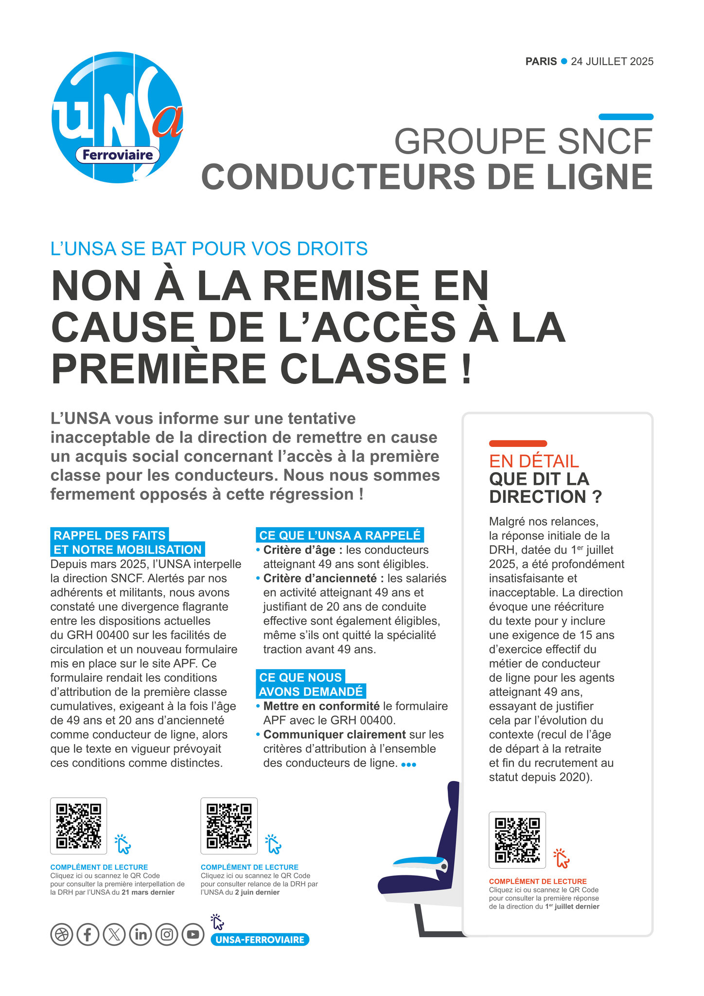 Groupe SNCF - Conducteurs de Lignes