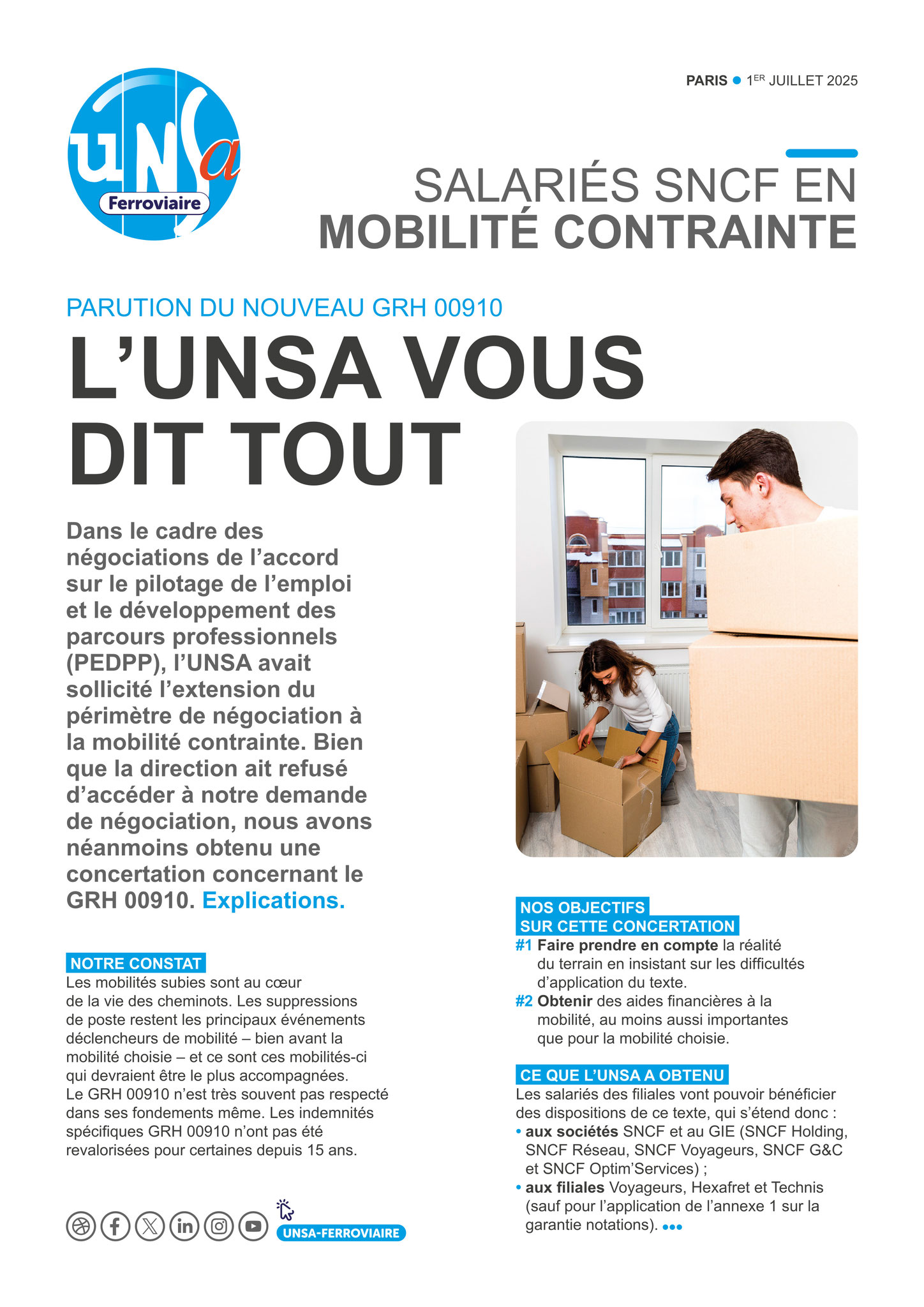 en savoir plus sur la MOBILITE CONTRAINTE