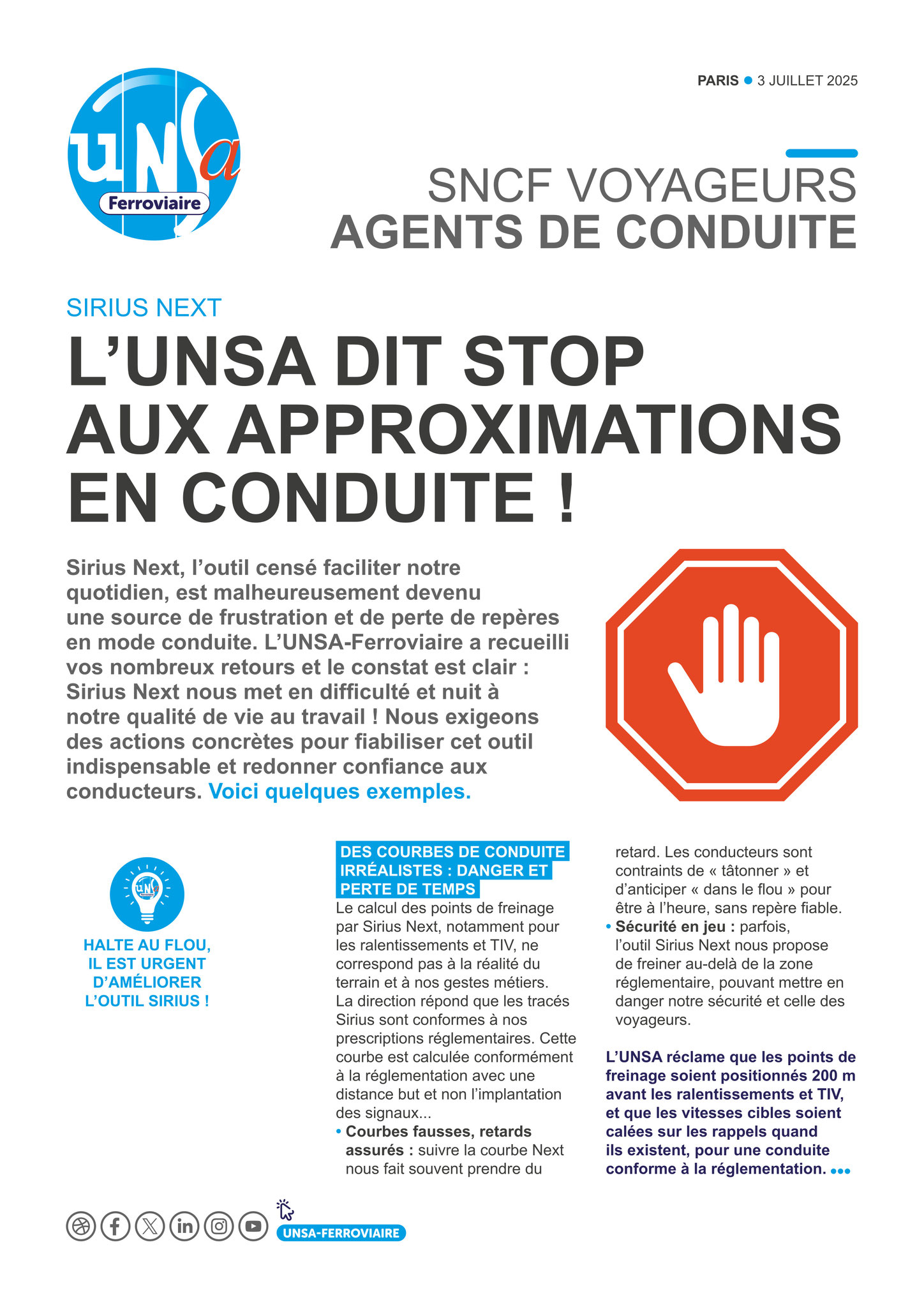 juillet 2025 - Audience SIRIUS NEXT