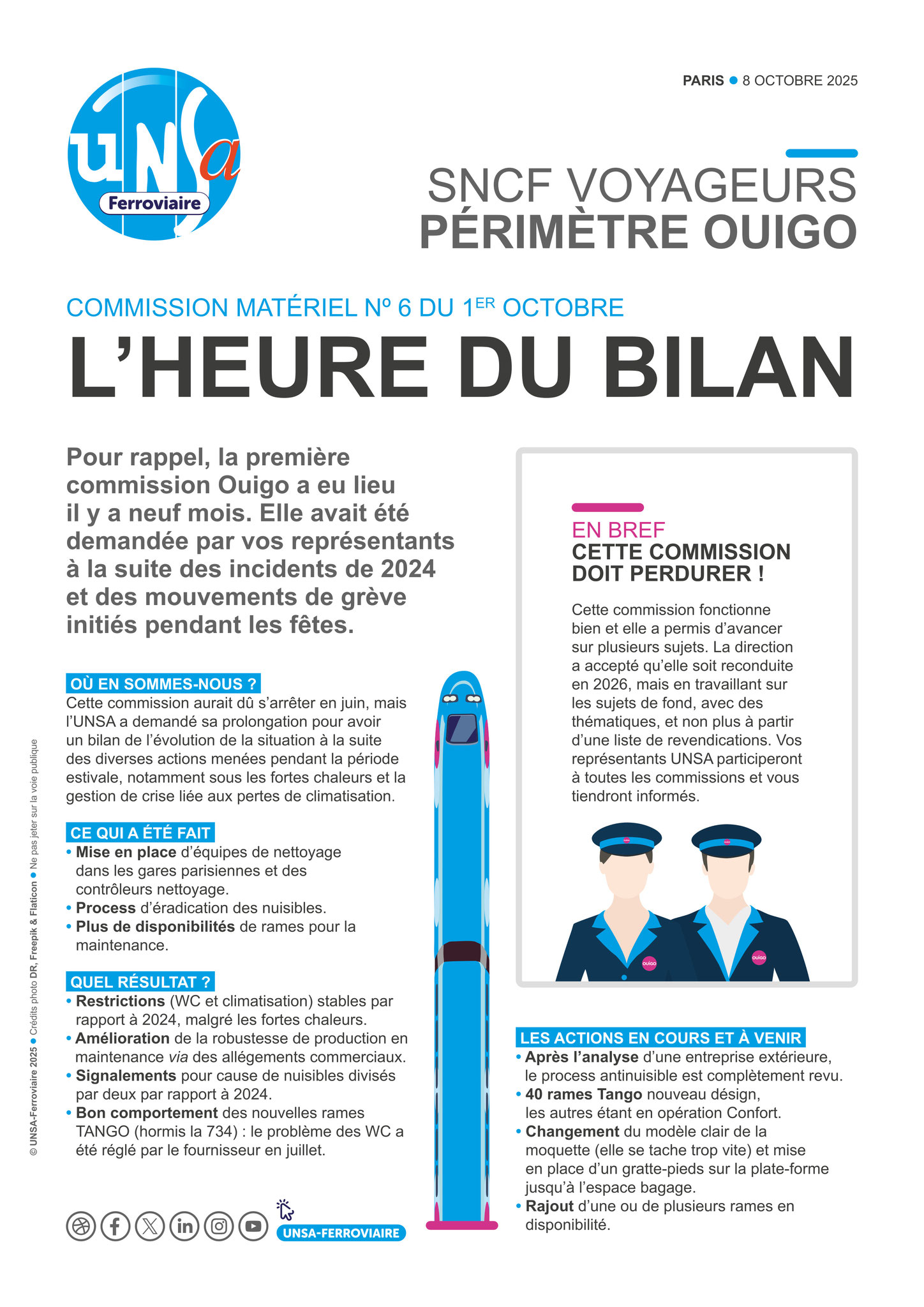 MATERIEL OUIGO