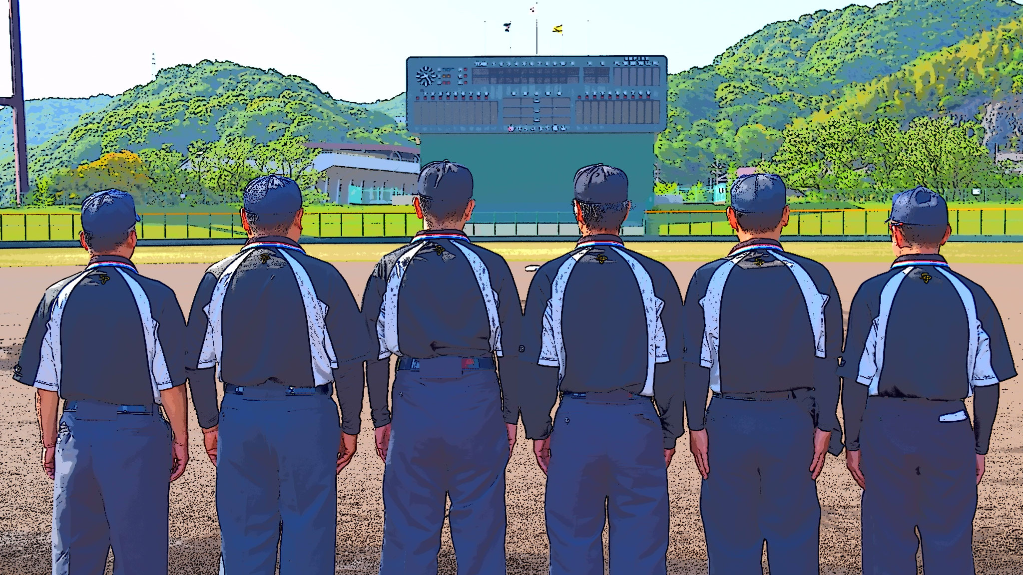 審判部 Rubberbaseball Fukuyama