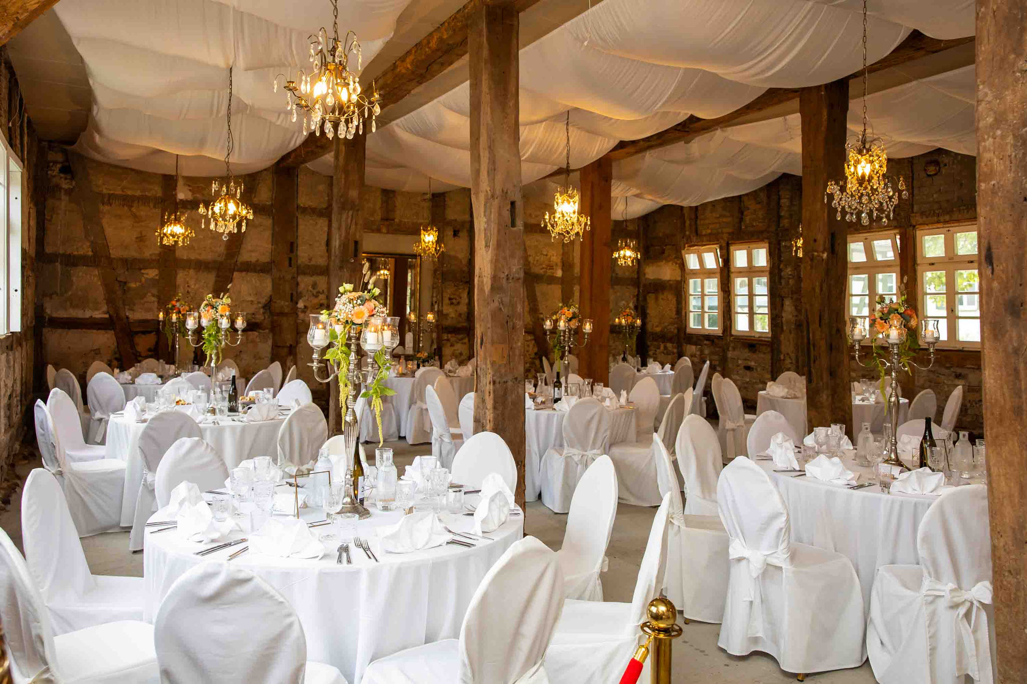 Feierraum Partyraum für Hochzeiten im Jagdschloss Mönchbruch in Mörfelden-Walldorf