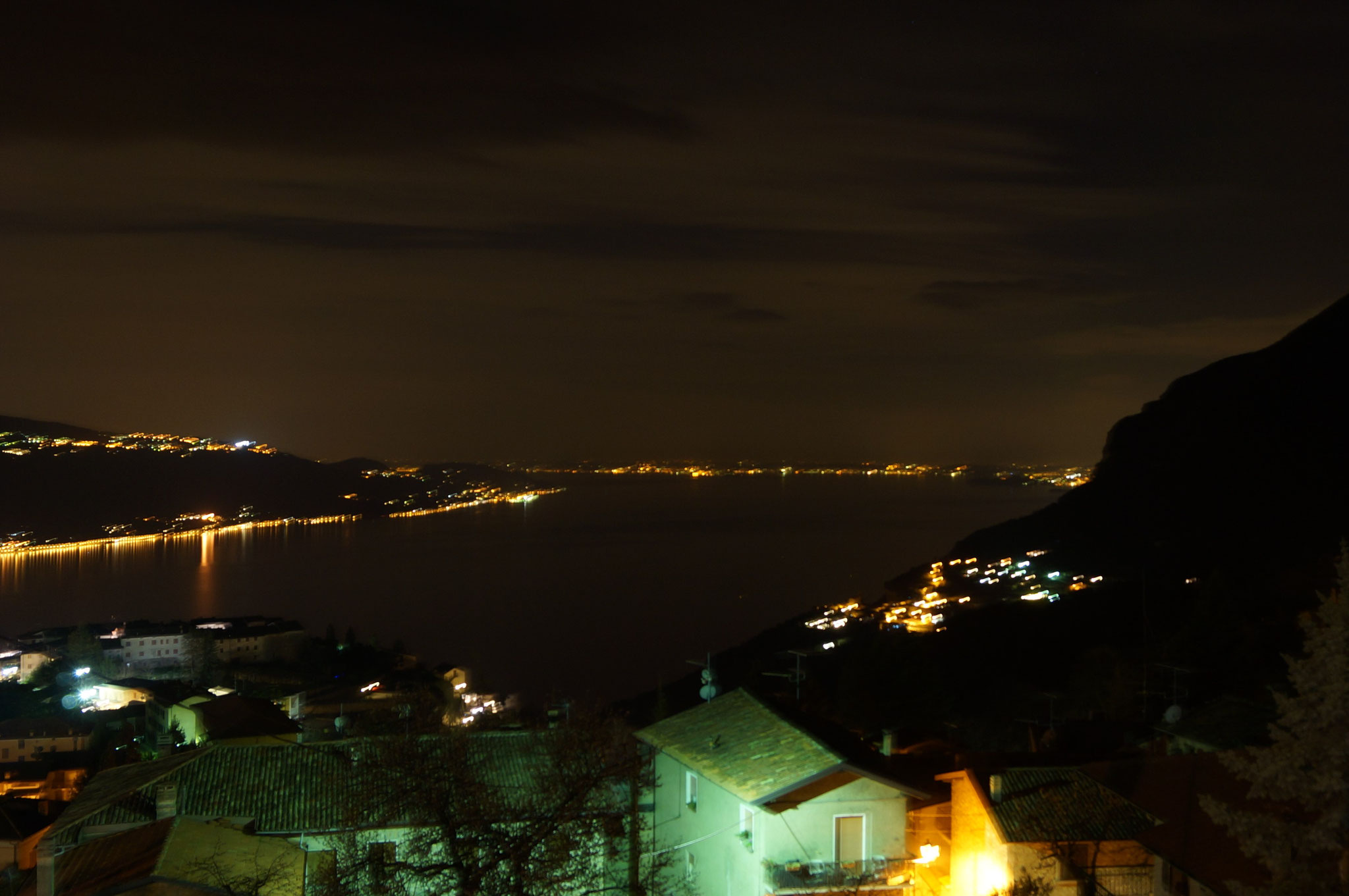 appartement20 - Blick vom Balkon am Abend