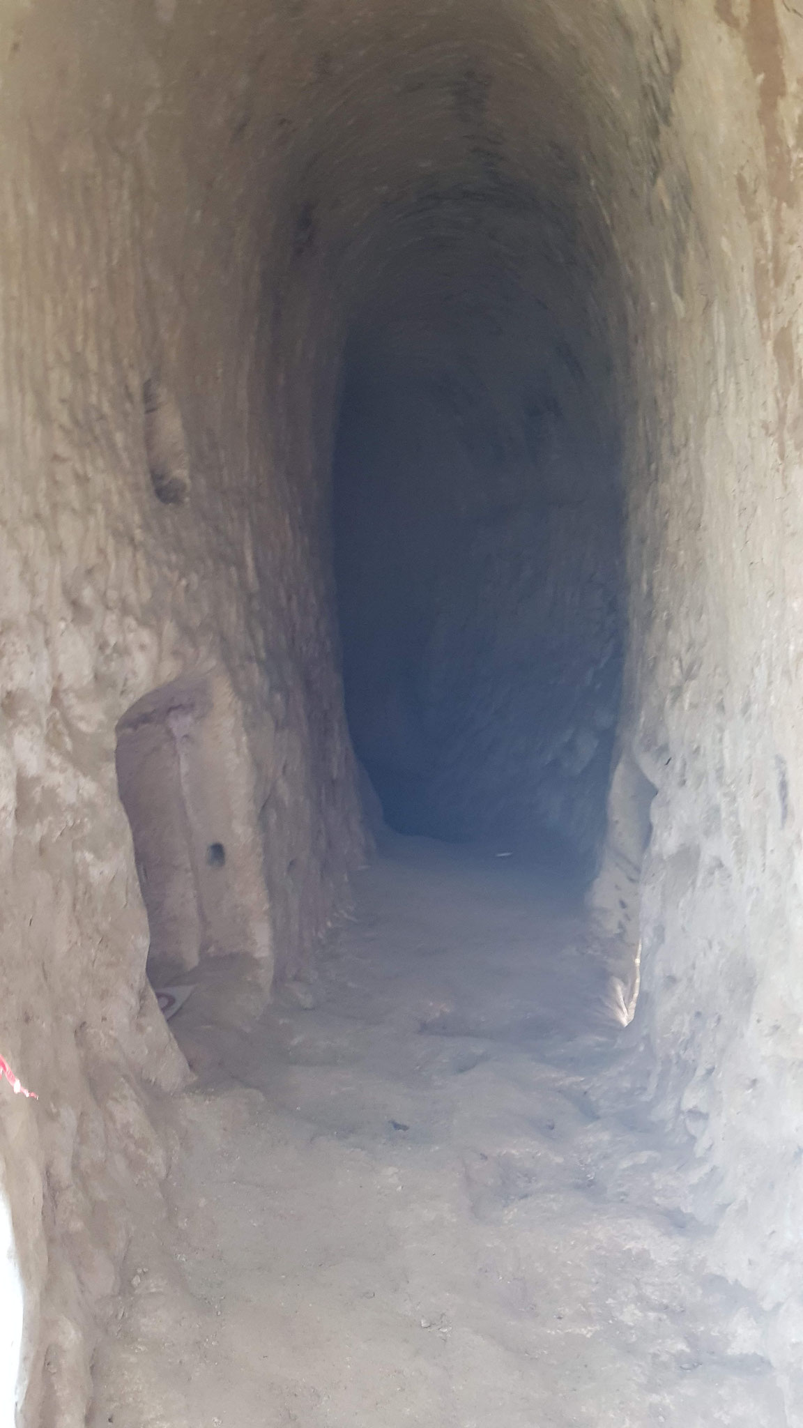 Tronçon de souterrain du Moyen Age.
