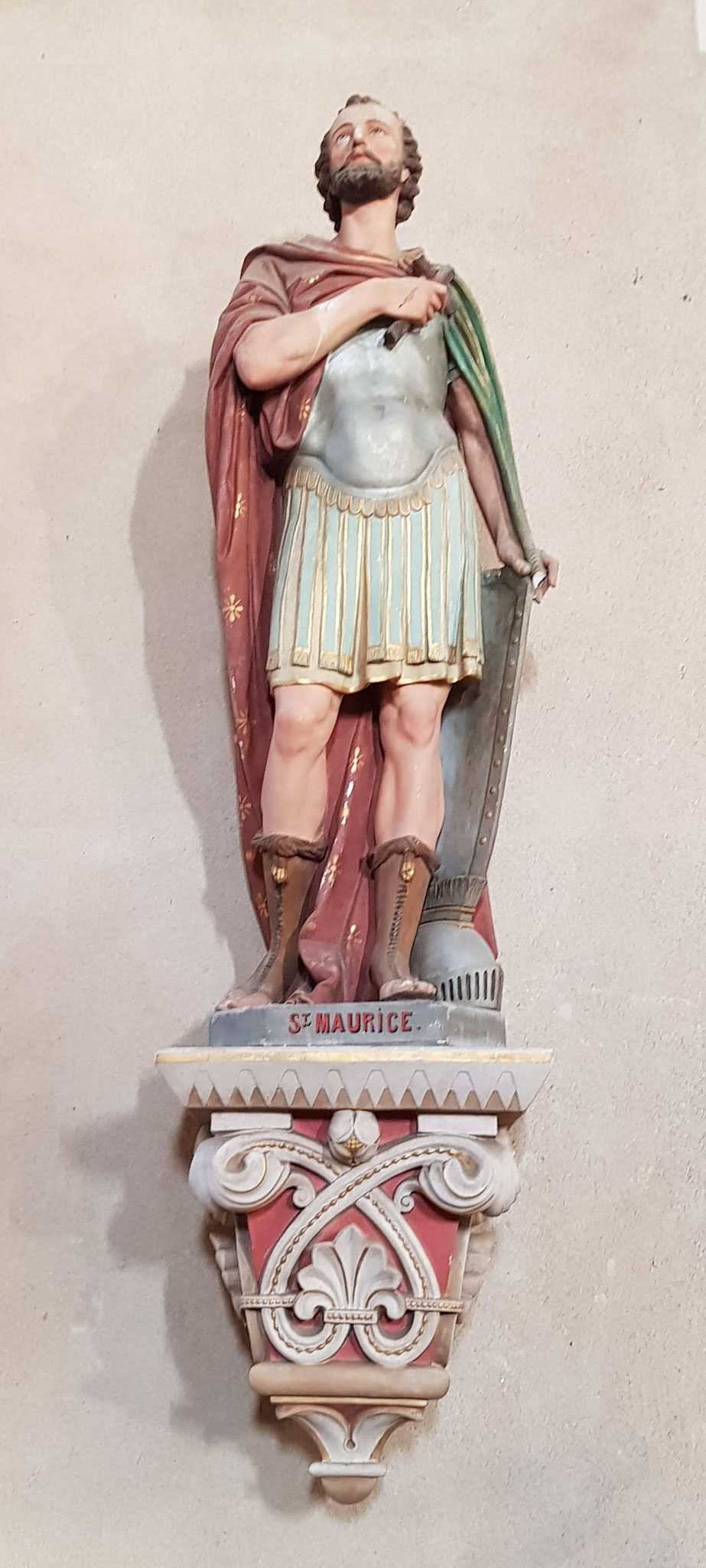 Statue de Saint-Maurice.
