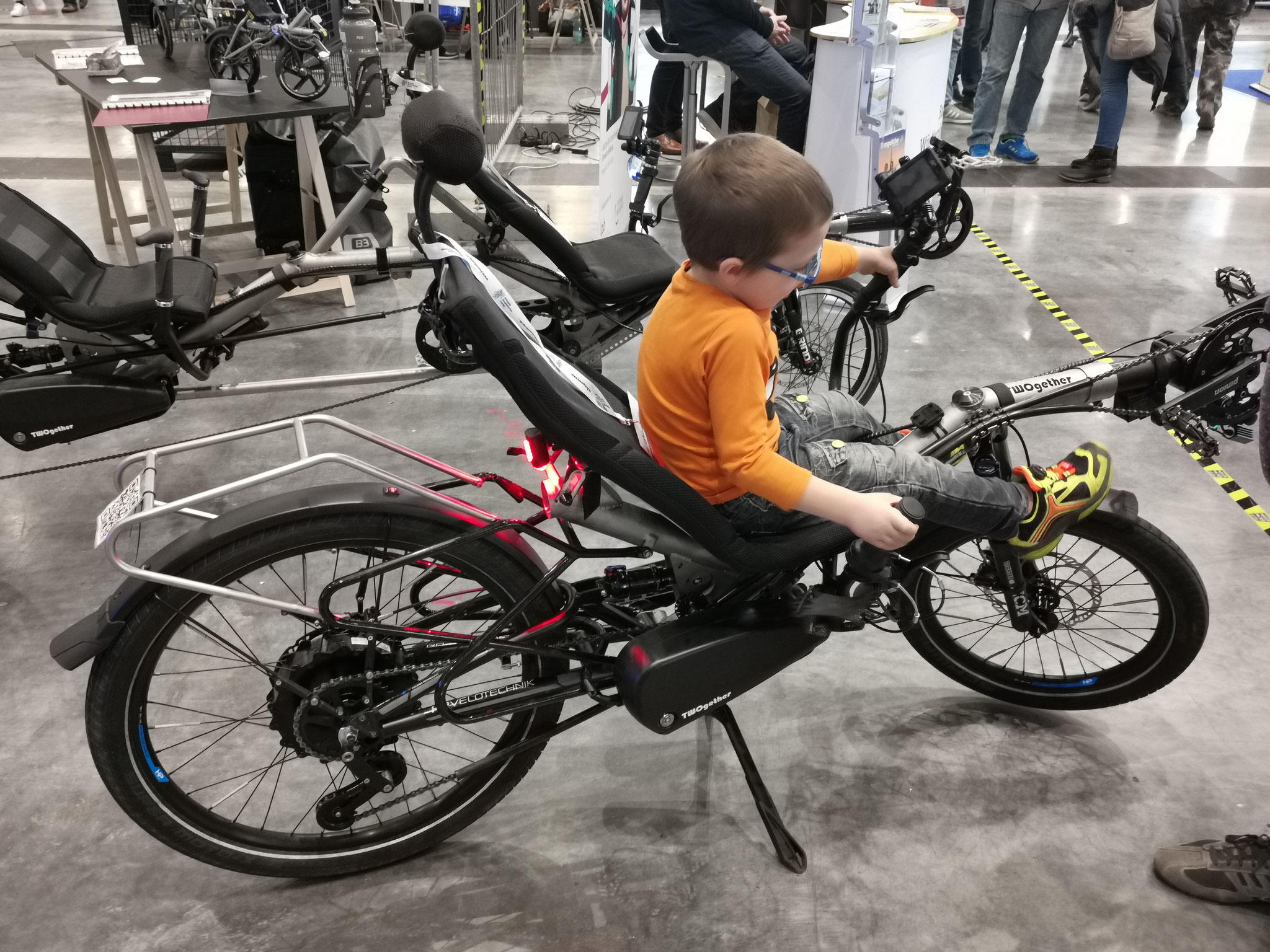 Recumbent TWOgether Co. ("Maker Fair" in Stuttgart 2019)