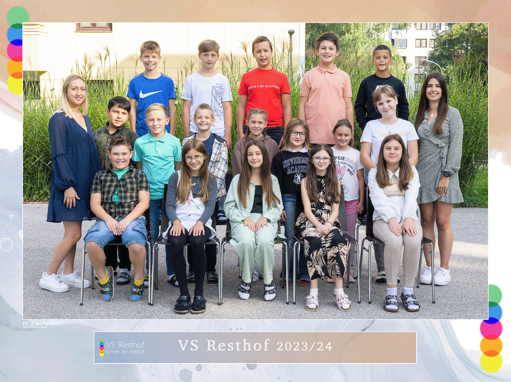 Klassenfotos 2023/2024 - VS Resthof, Steyr / Fokus Zukunft