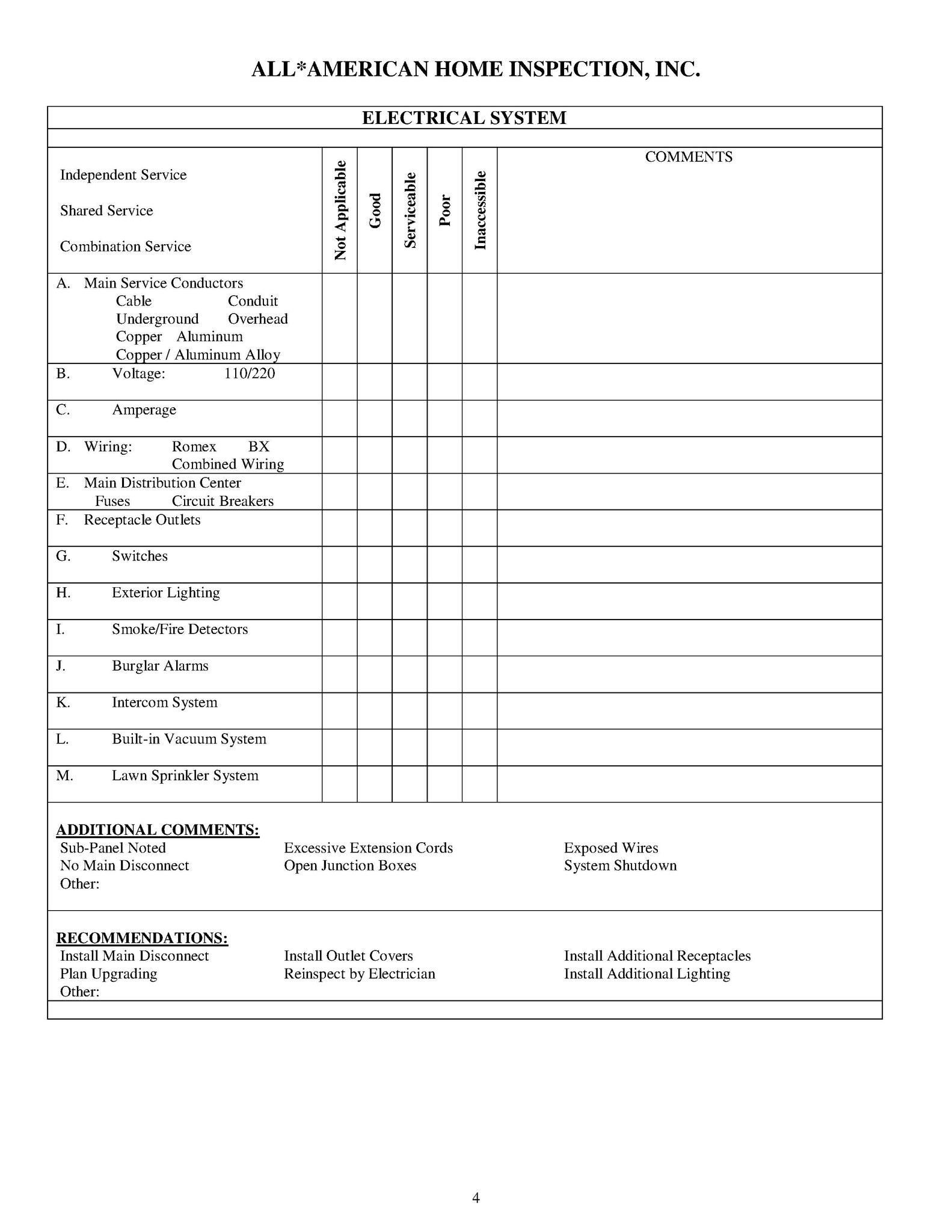 Electrical System