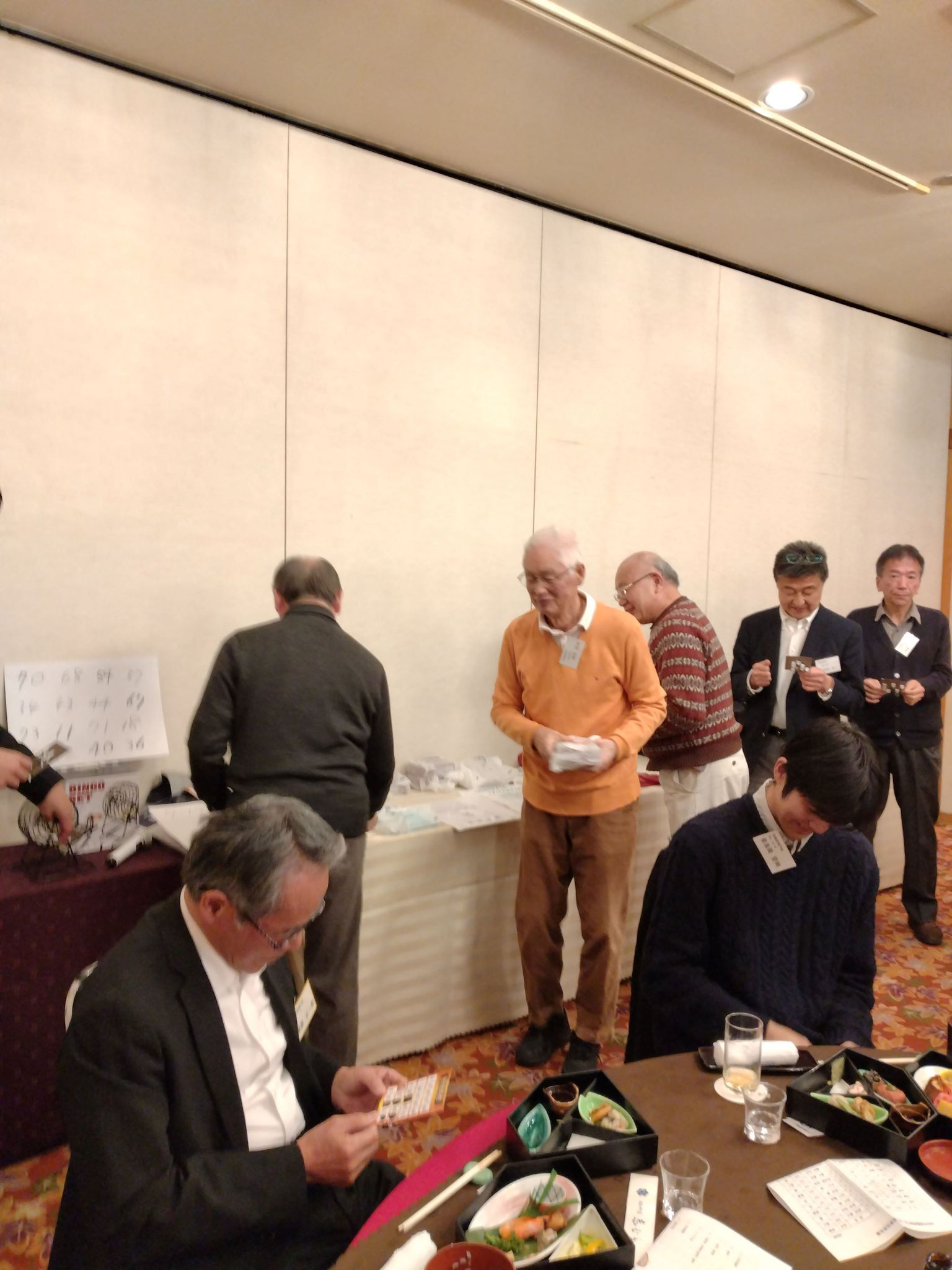 BINGOの方が景品選択中