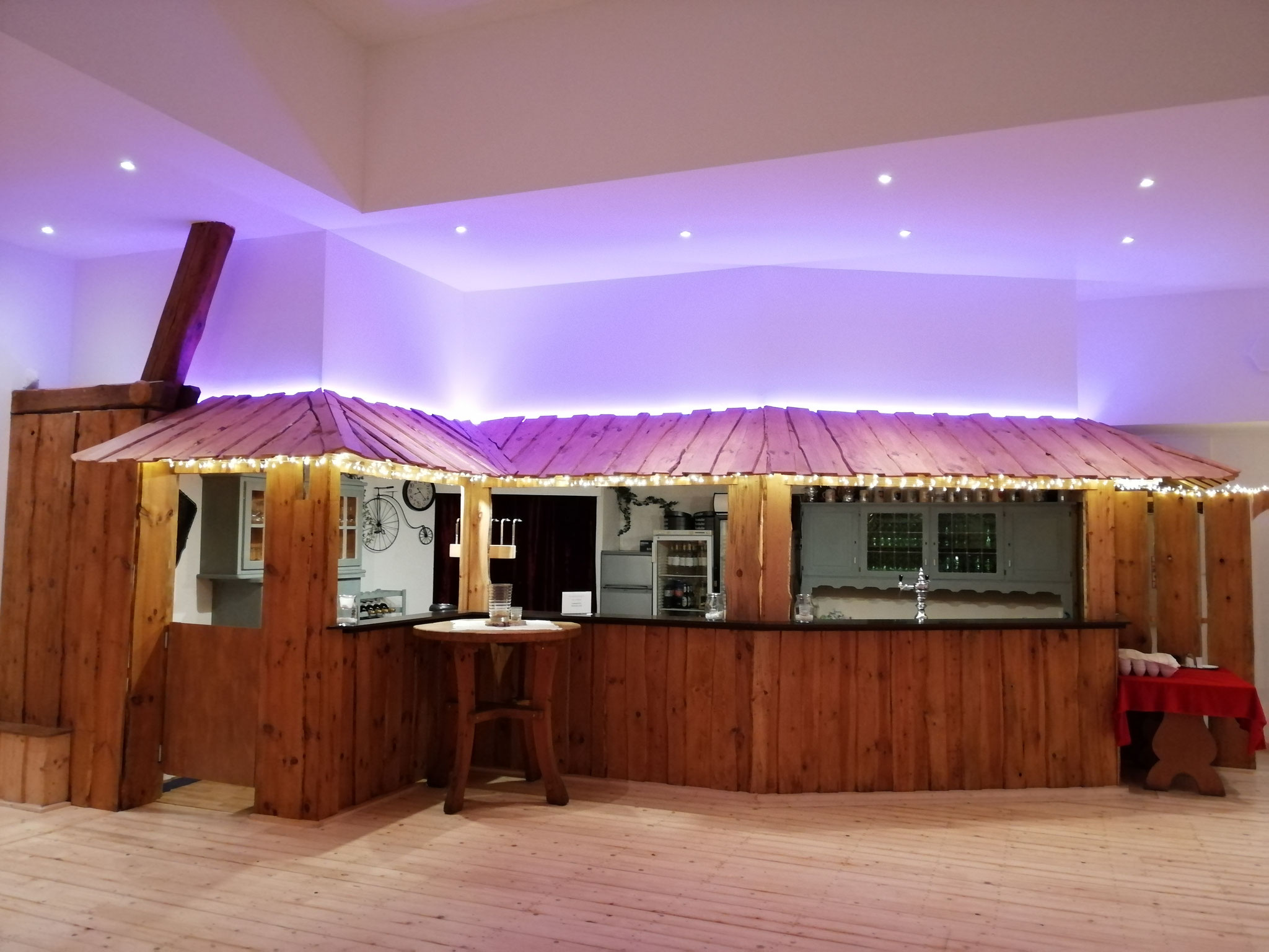 Theke in der Festscheune