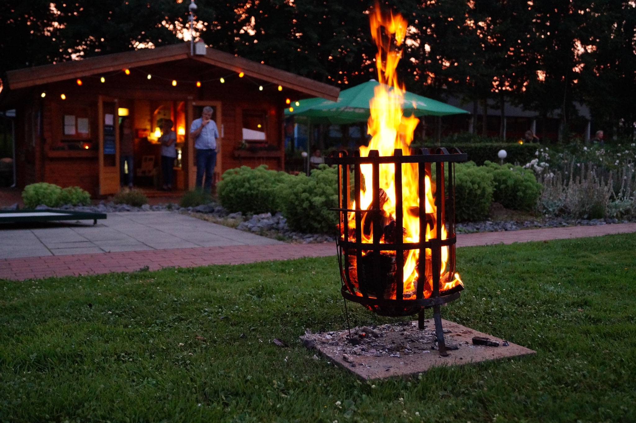 Feuerkörbe sorgen für ein schönes Ambiente