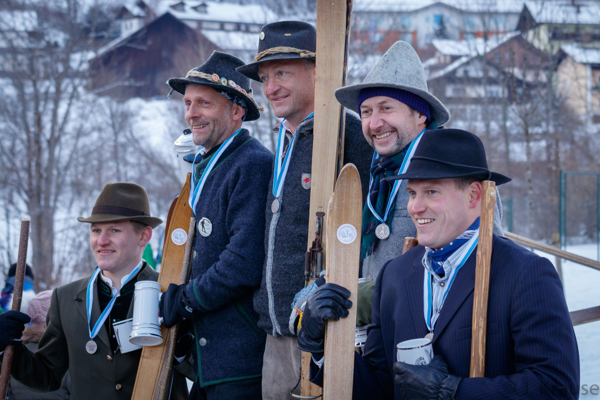 (r-l) FlorianPiermeier, Lothart, AlexanderPielmeier(Simmerl), Ludwig Jungmayer, PeterPiermeier. Foto: JuergenKrause