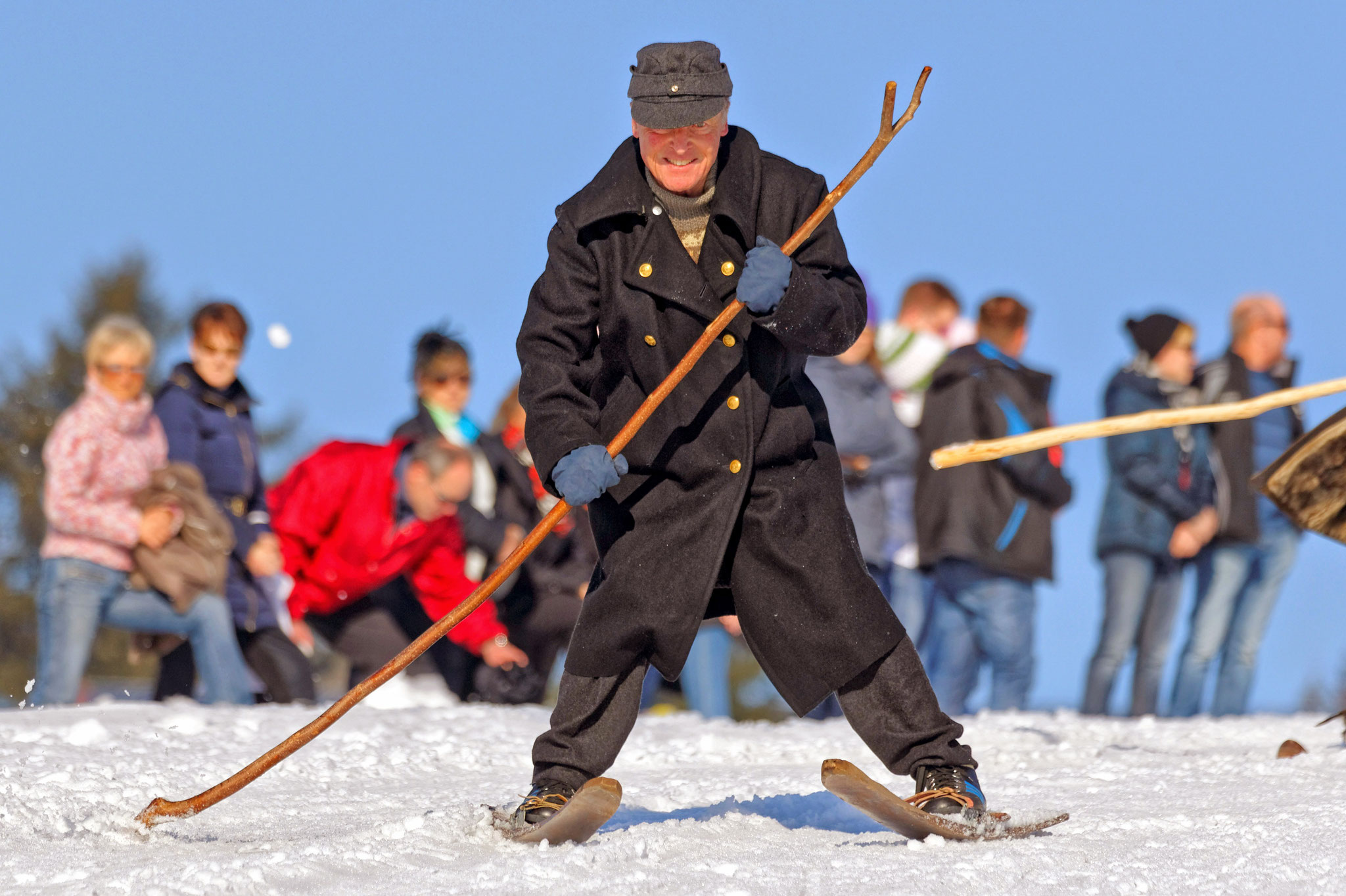 Älteste Skifahrer Ammon Volker. Foto: Paul Machek