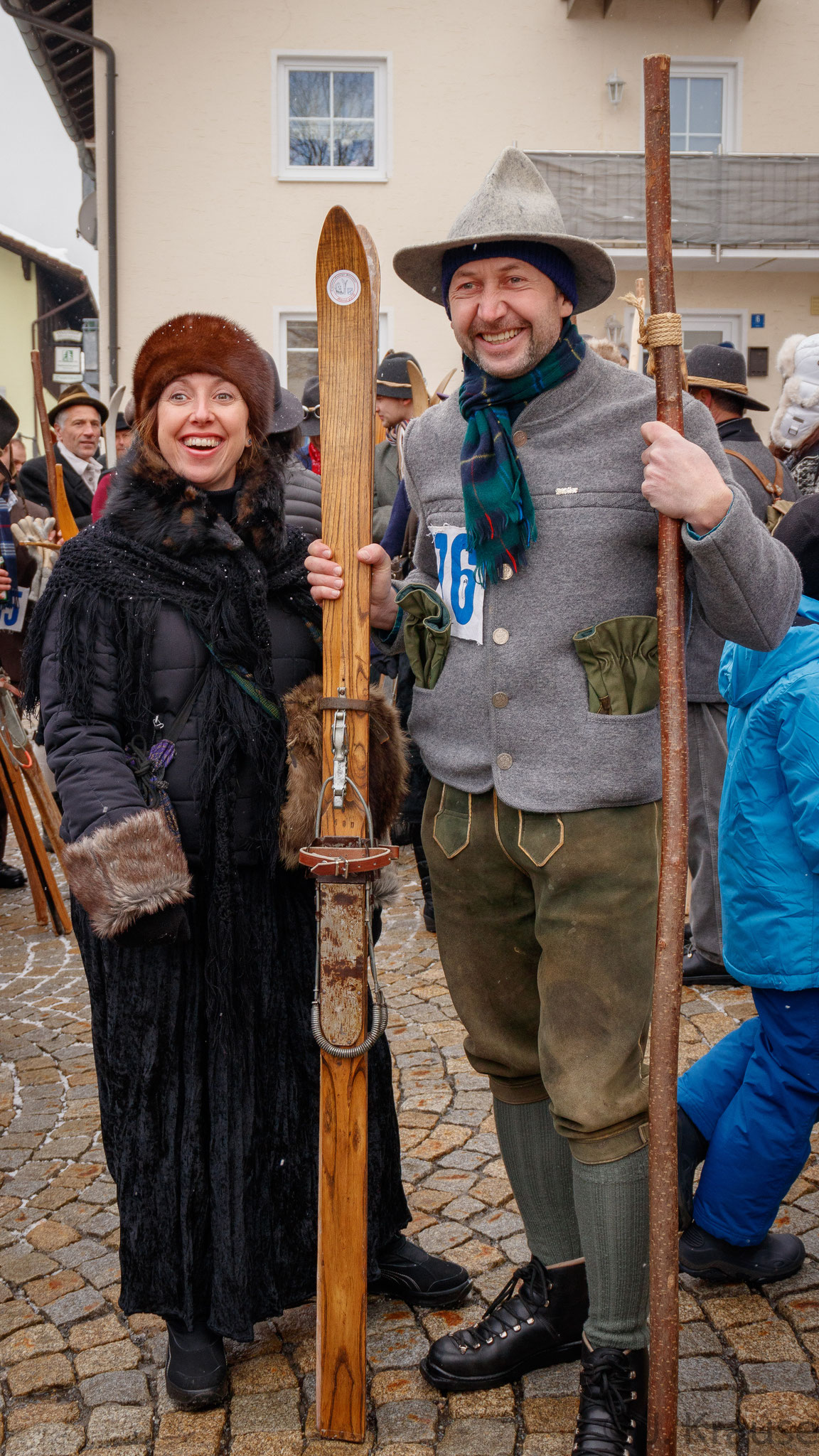 Lother und unbekannte Frau, 2018. Foto: Jürgen Krause
