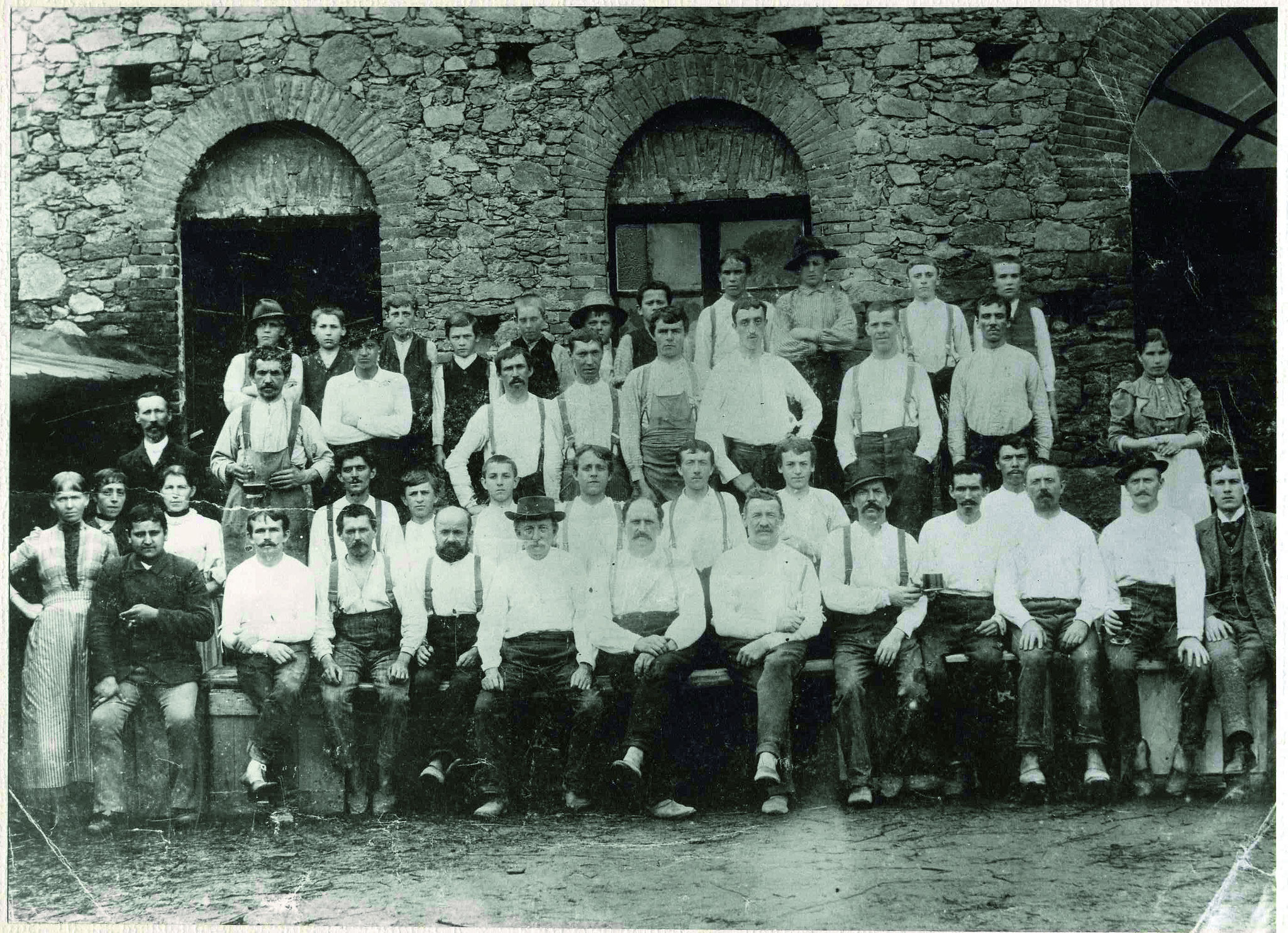 Historische Belegschaftsaufnhame a.d. I