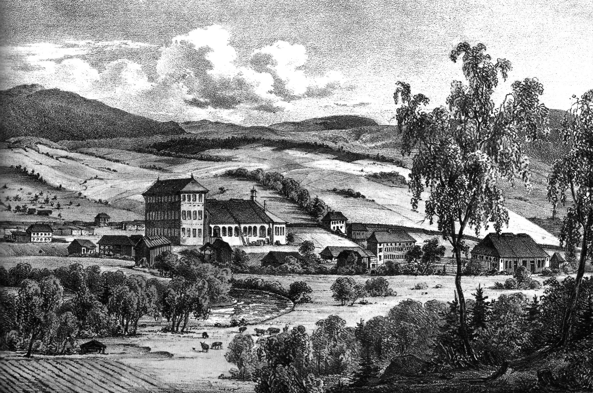 Historische Ansicht von Theresienthal. Foto: Theresienthal