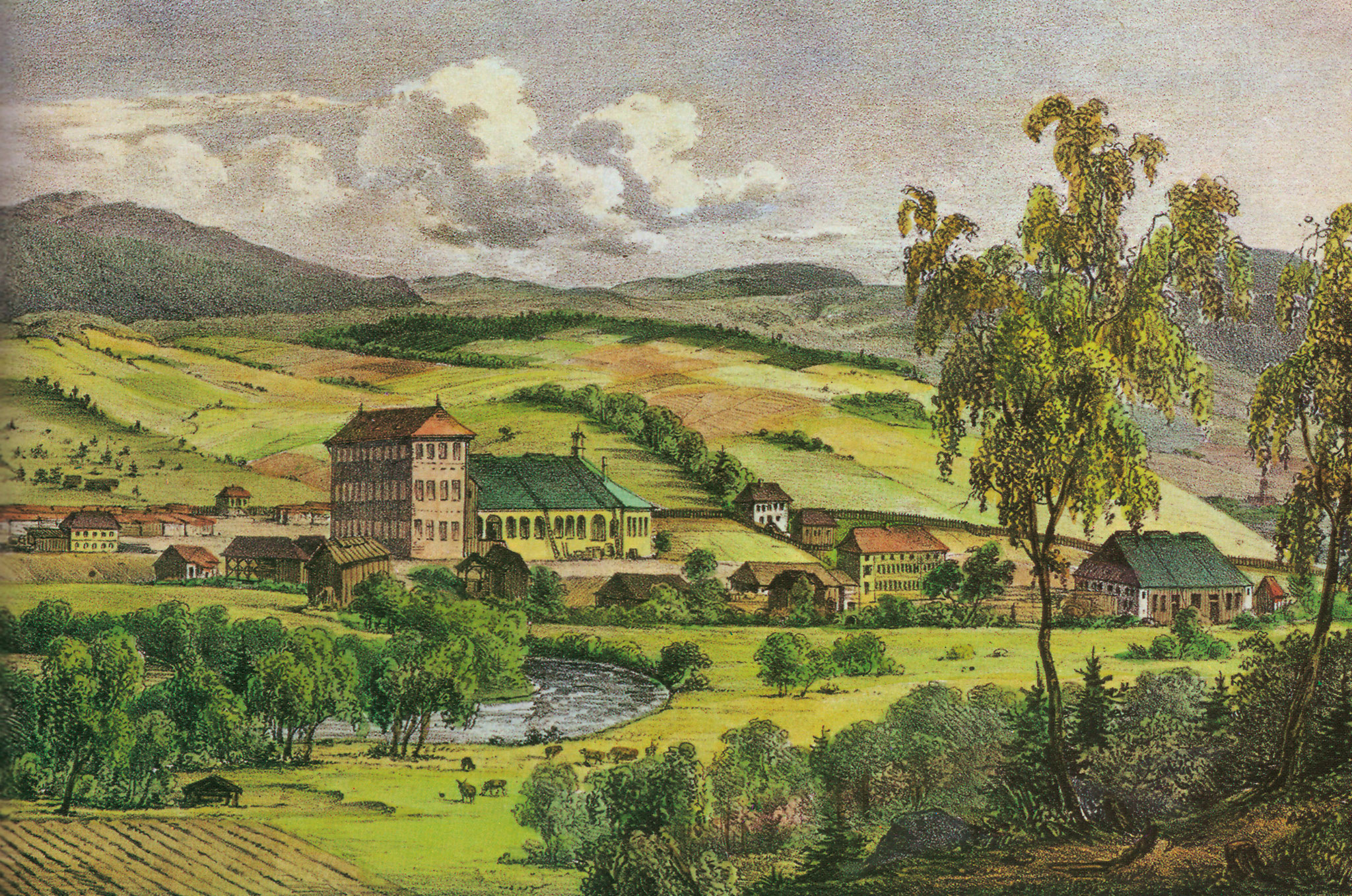 Historische Ansicht von Theresienthal. Foto: Theresienthal