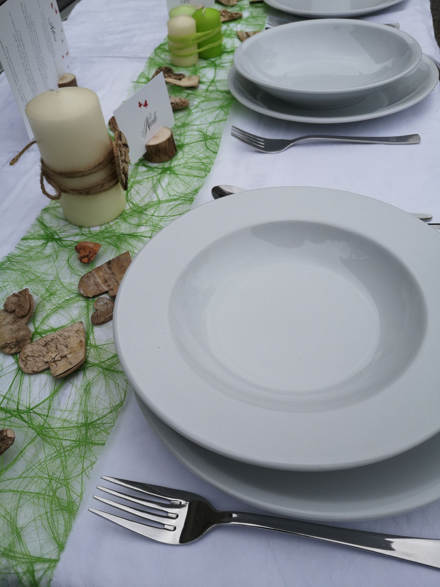 Leihgeschirr für die Festtafel