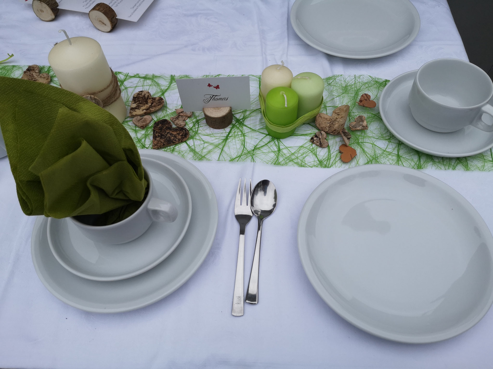 Leihgeschirr für die Kaffeetafel