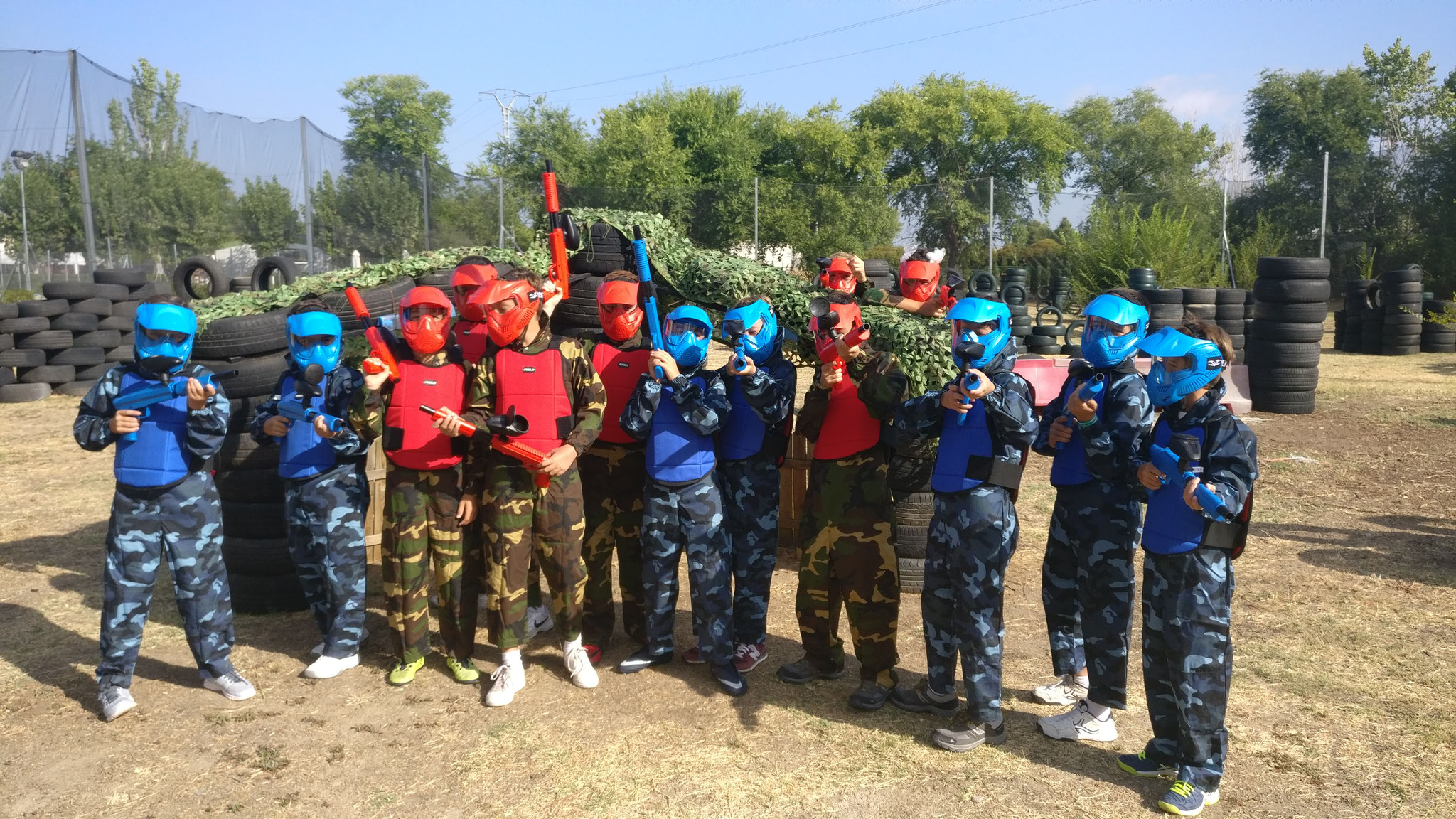 Paintball Infantil Madrid Laser Combat, Escape Room, Team building