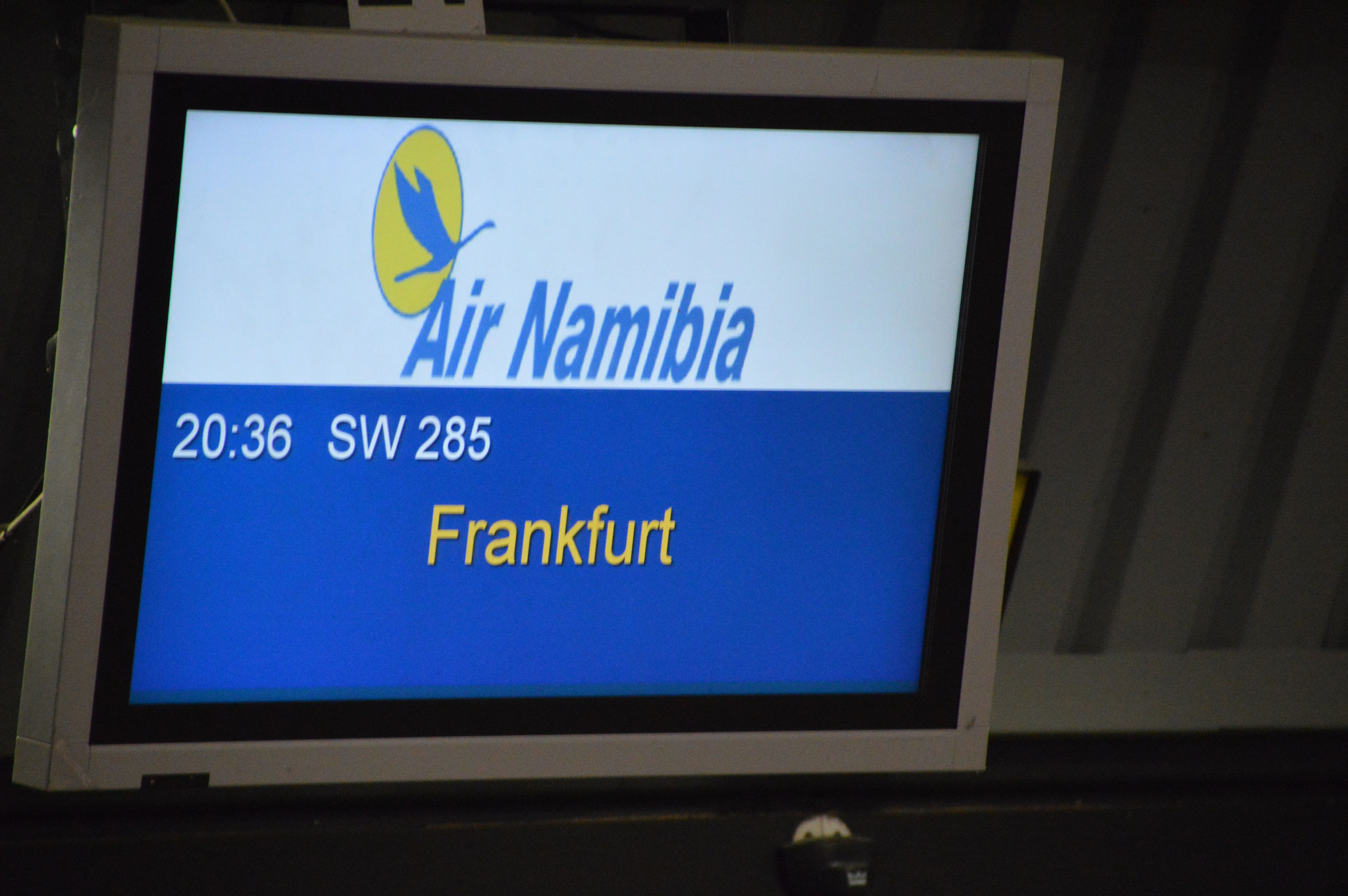 SW285 nach FRA