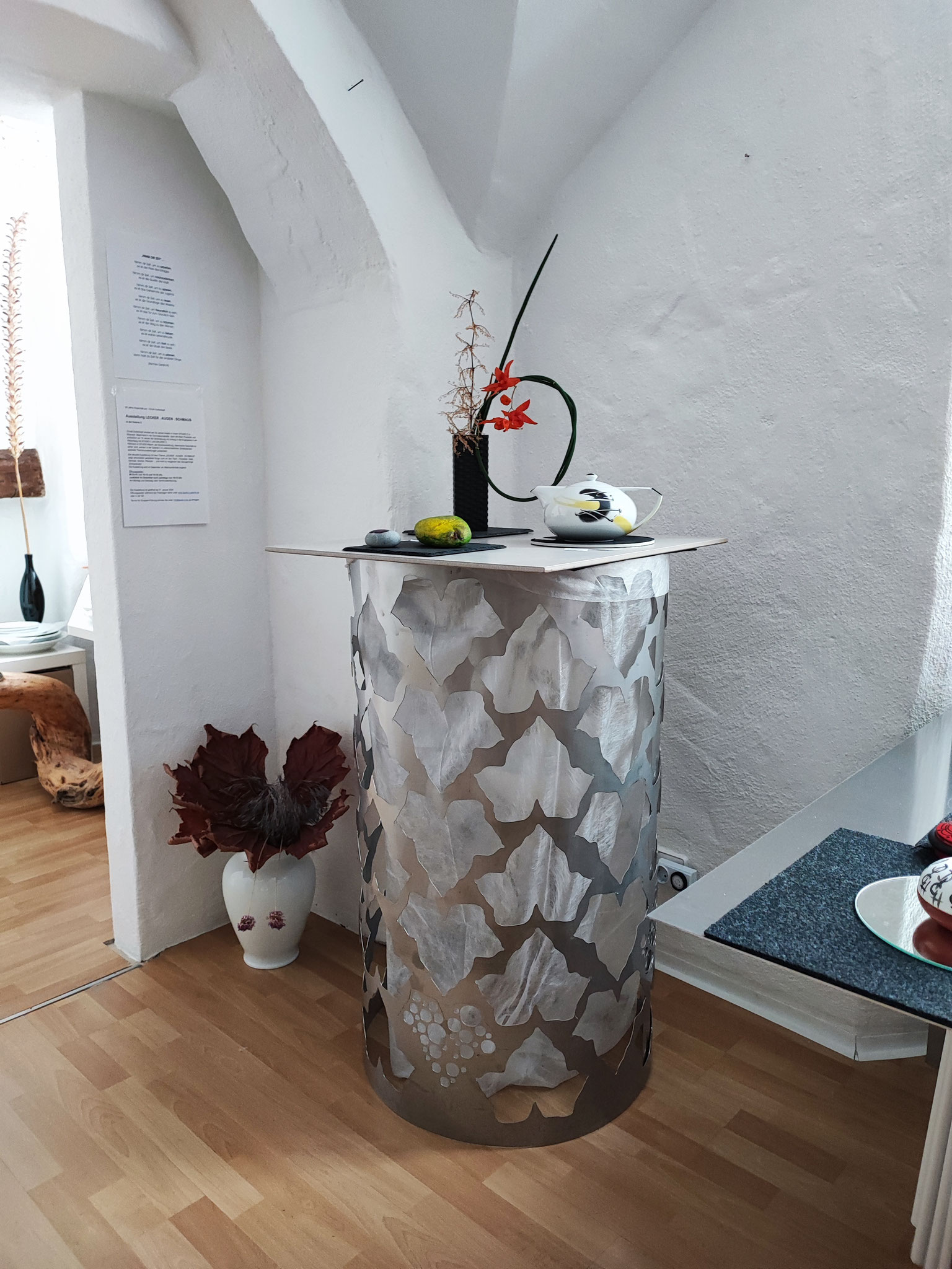 Edelstahl-Stehle (100 x 60 cm)