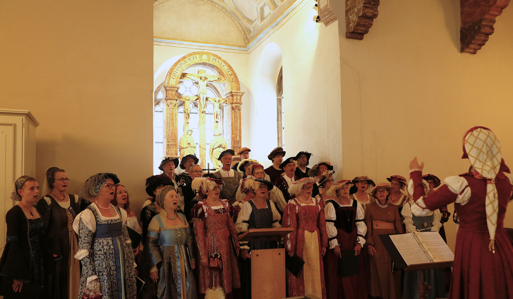 Krönender Abschluss des Schlossfestes: der Gottesdienst am letzten Sonntag in der Schlosskapelle.