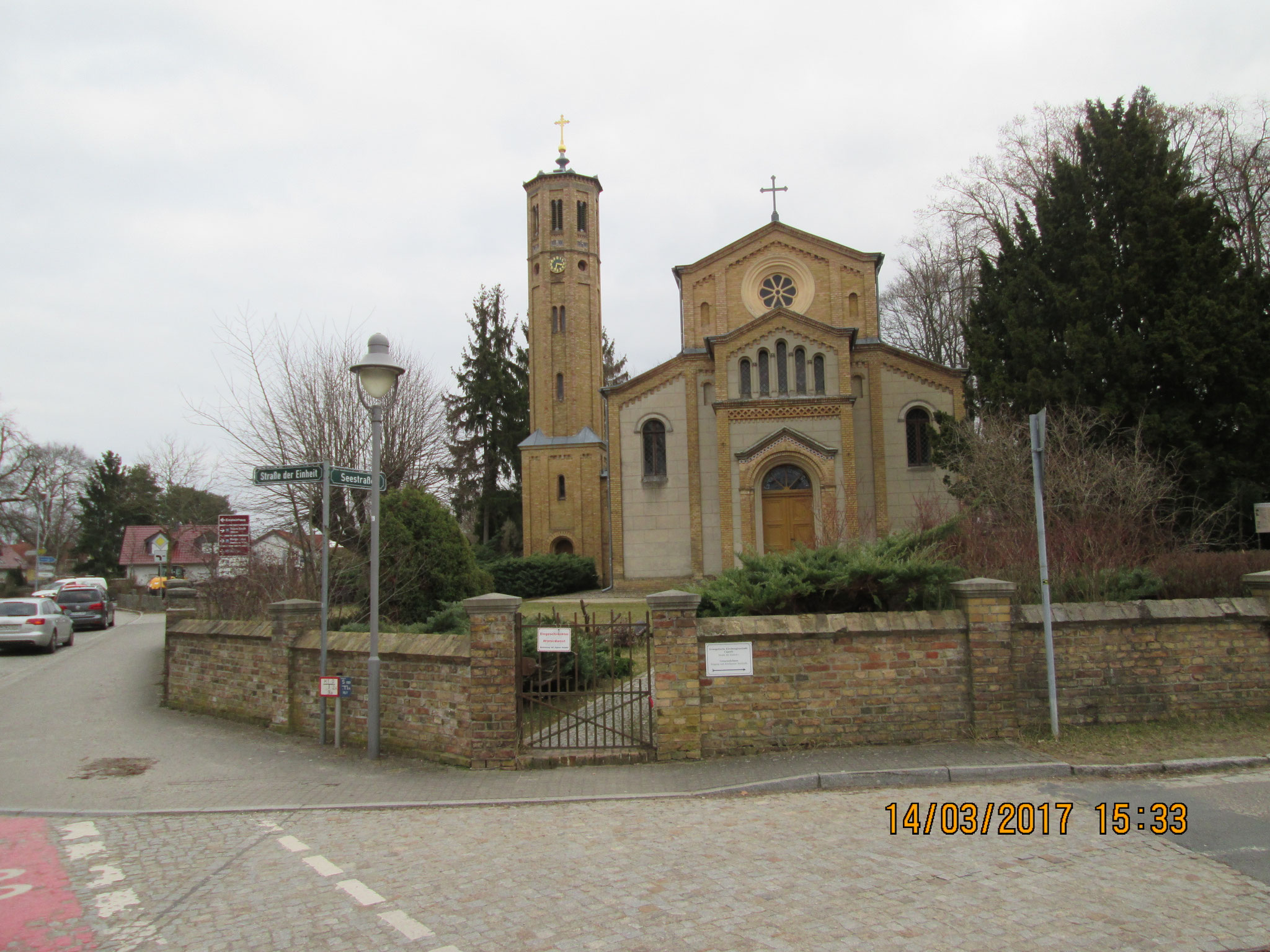 neoromanische Kirche von Caputh