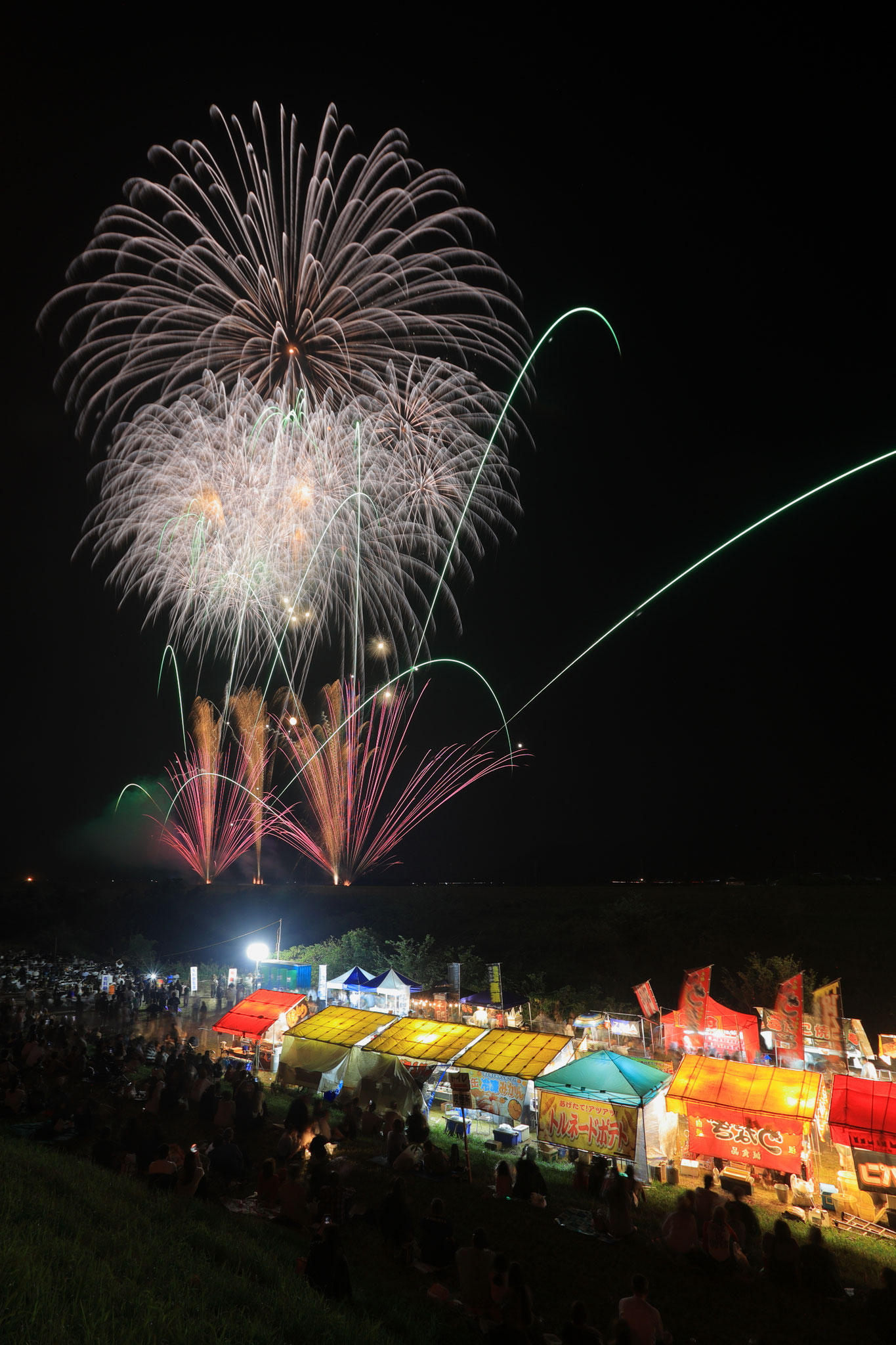 肝付町の花火大会1(10月19日 肝付町)