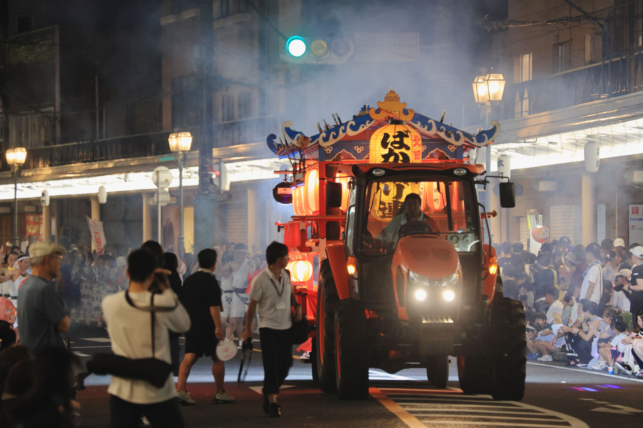 祭りに現るどでかいやつ(8月2日 鹿屋市)