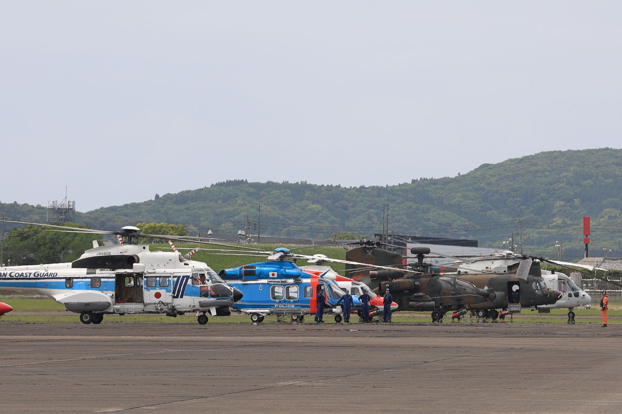 様々な機体が揃う(4月28日 鹿屋市)