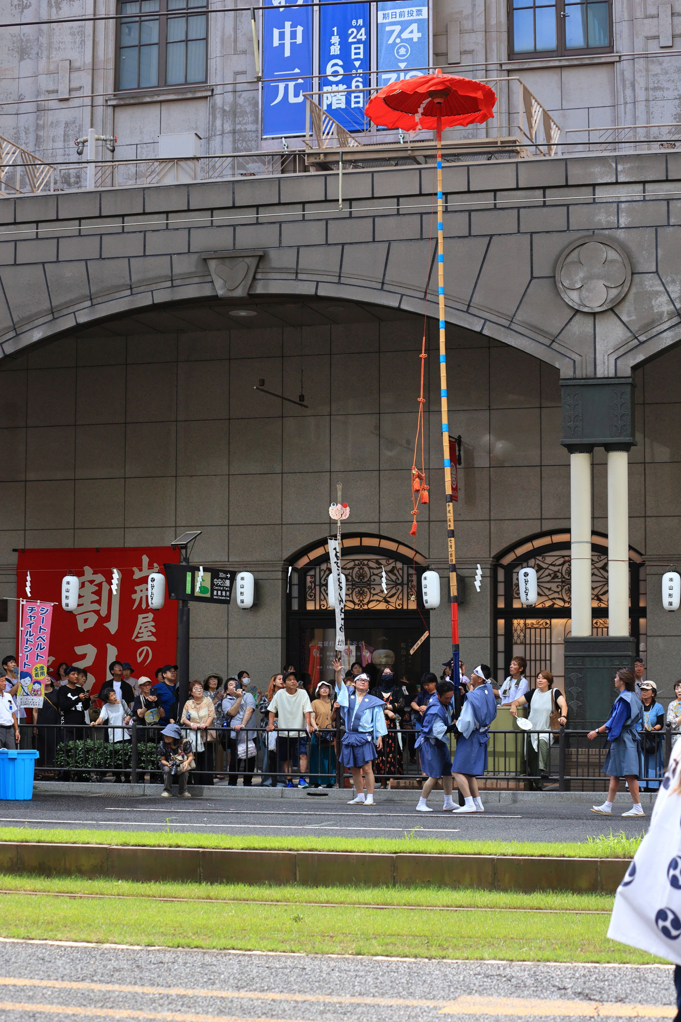 大鉾・祇園傘の高さが凄い(7月20日 鹿児島市)