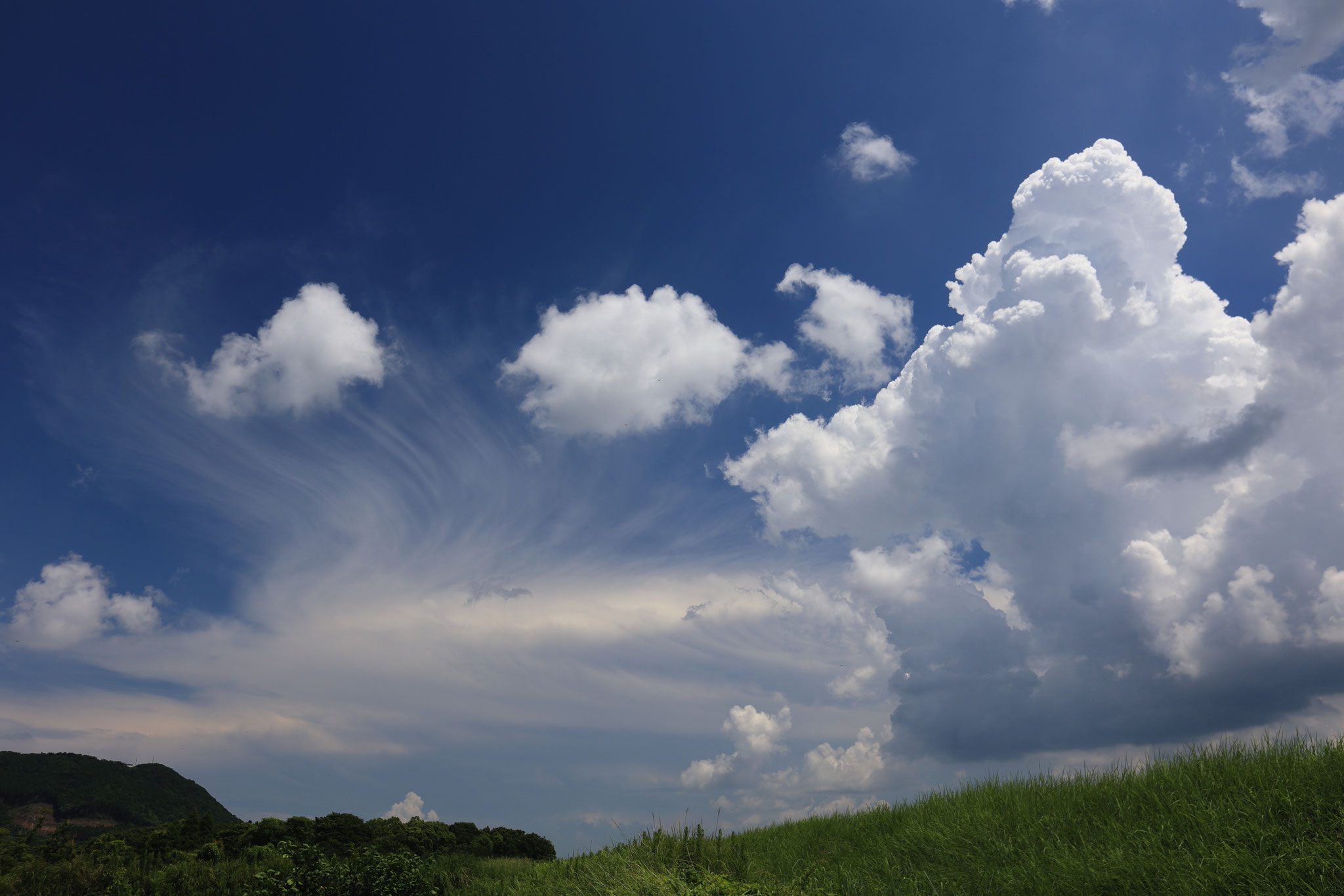 夏の空(8月15日 鹿屋市)