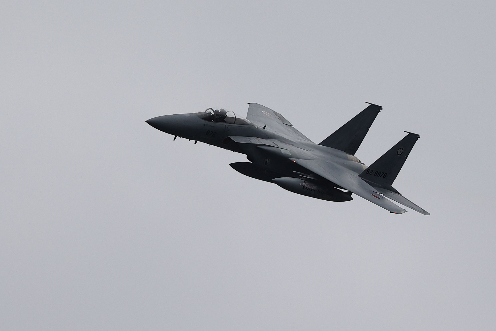 新田原基地エアフェスタ、前日の予行　Ｆ-15(12月3日 宮崎県)