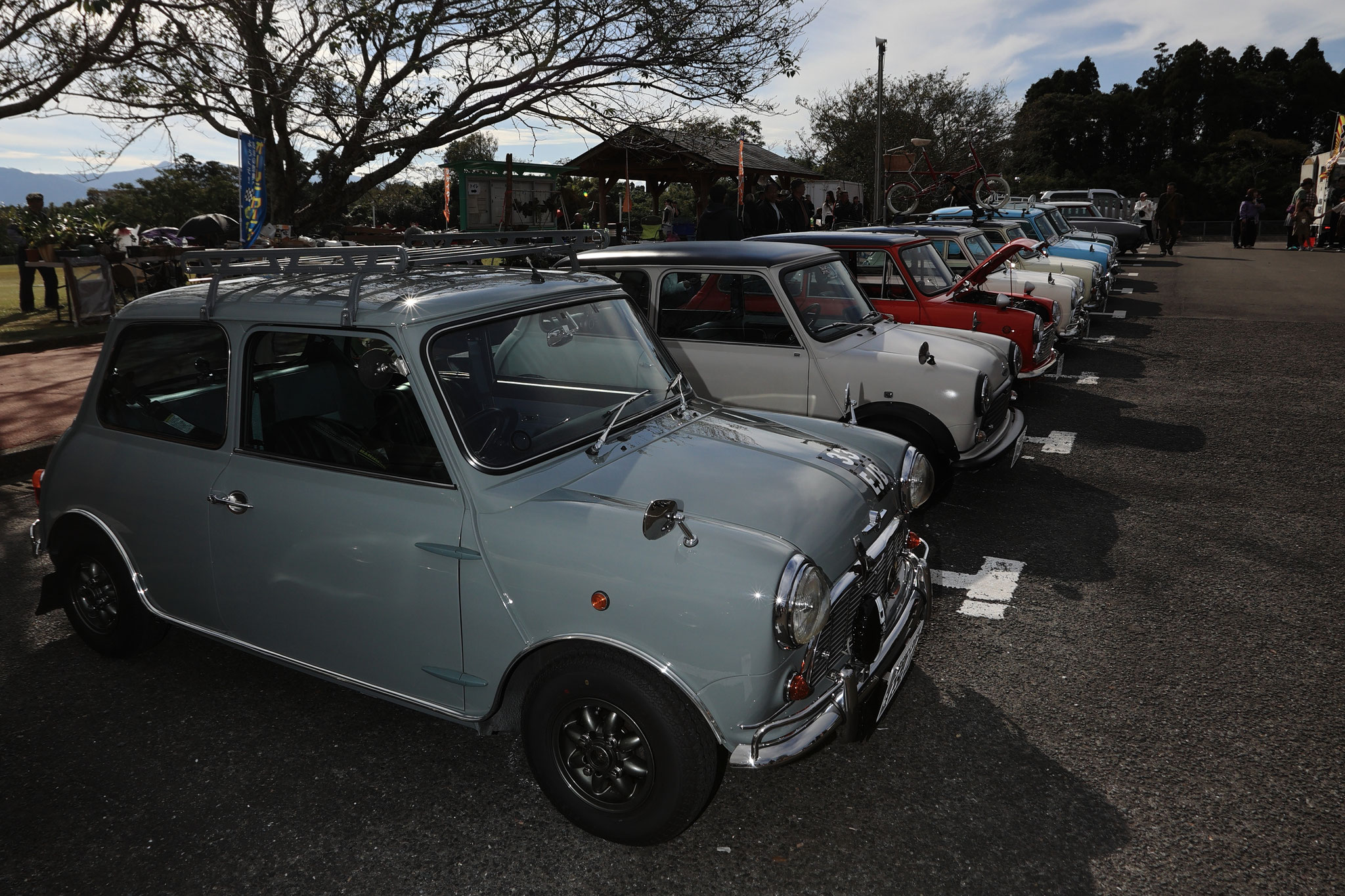 展示車両－ローバー　ミニ(11月24日 大崎町)