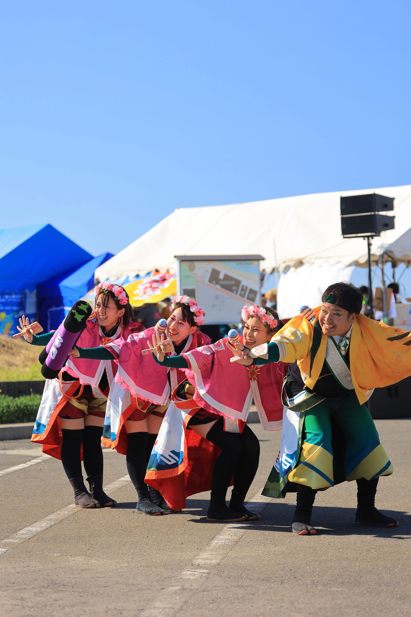 たるみずyosakoi祭り　桜閃(10月26日 垂水市)