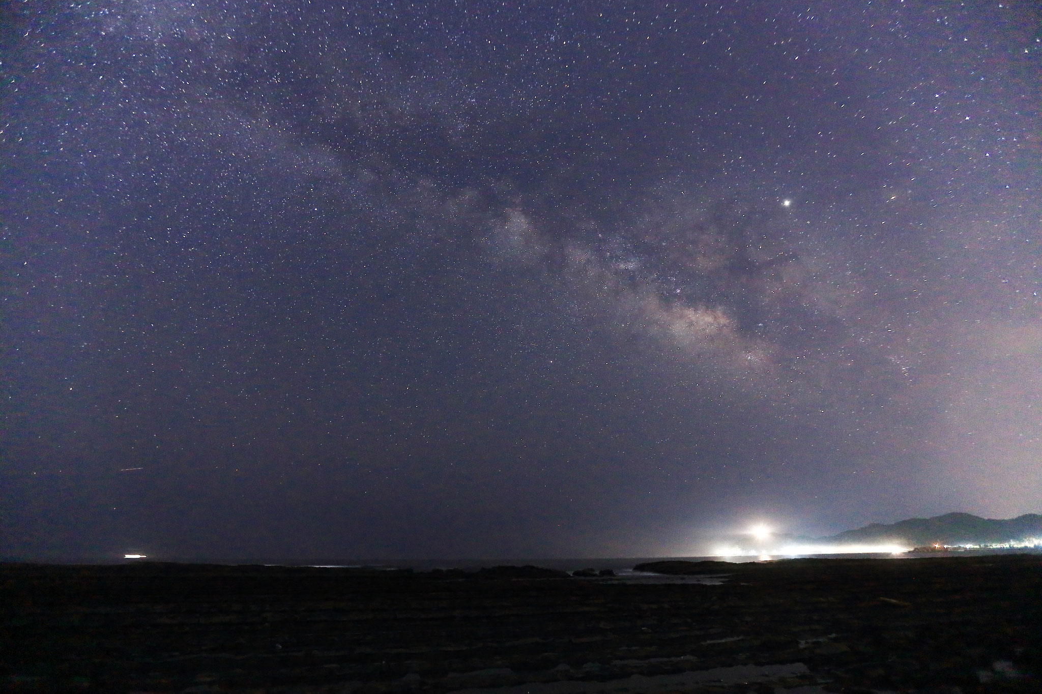 梅雨時の貴重な晴れの夜空を撮る(6/28 宮崎県)