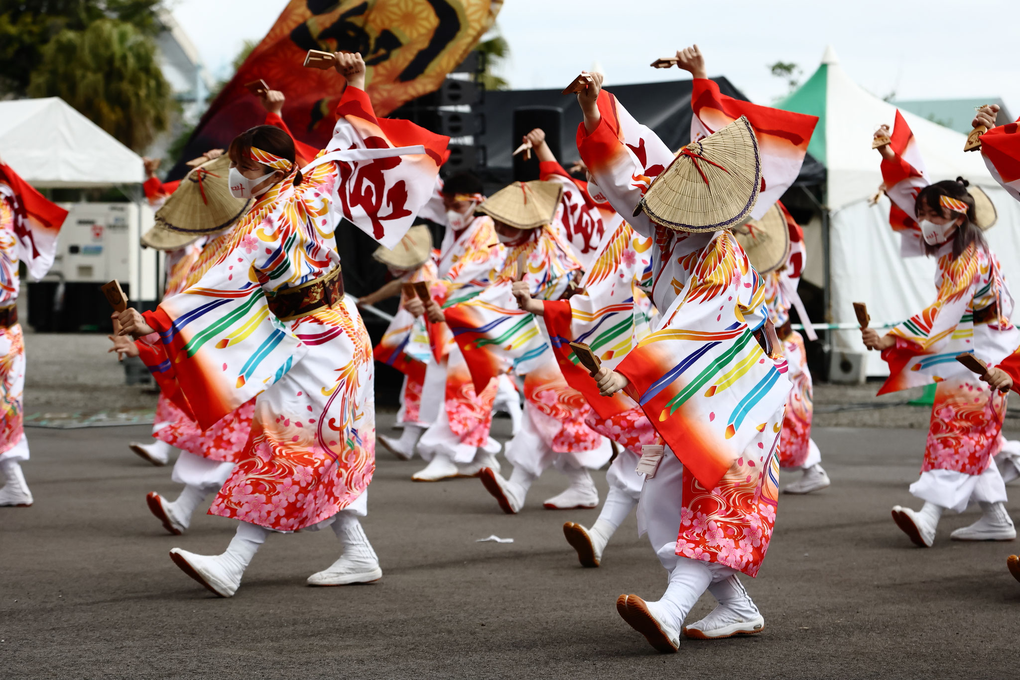 かごしま春祭 大ハンヤ 鹿児島国際大学よさこい部 創生児(4月24日 鹿児島市)