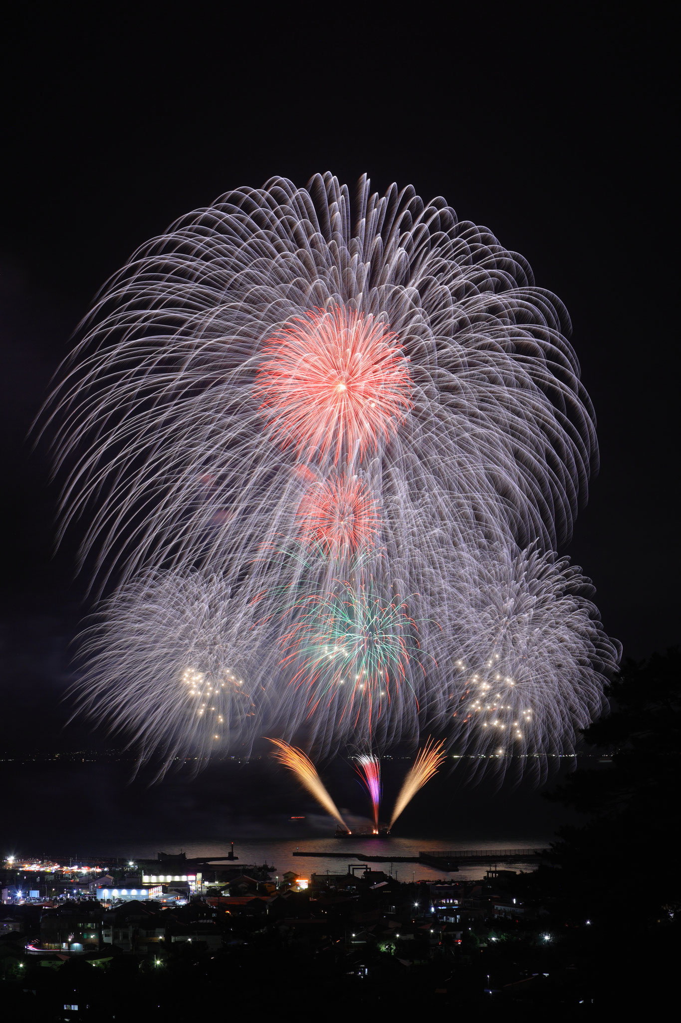 垂水市の花火②(8月12日 垂水市)