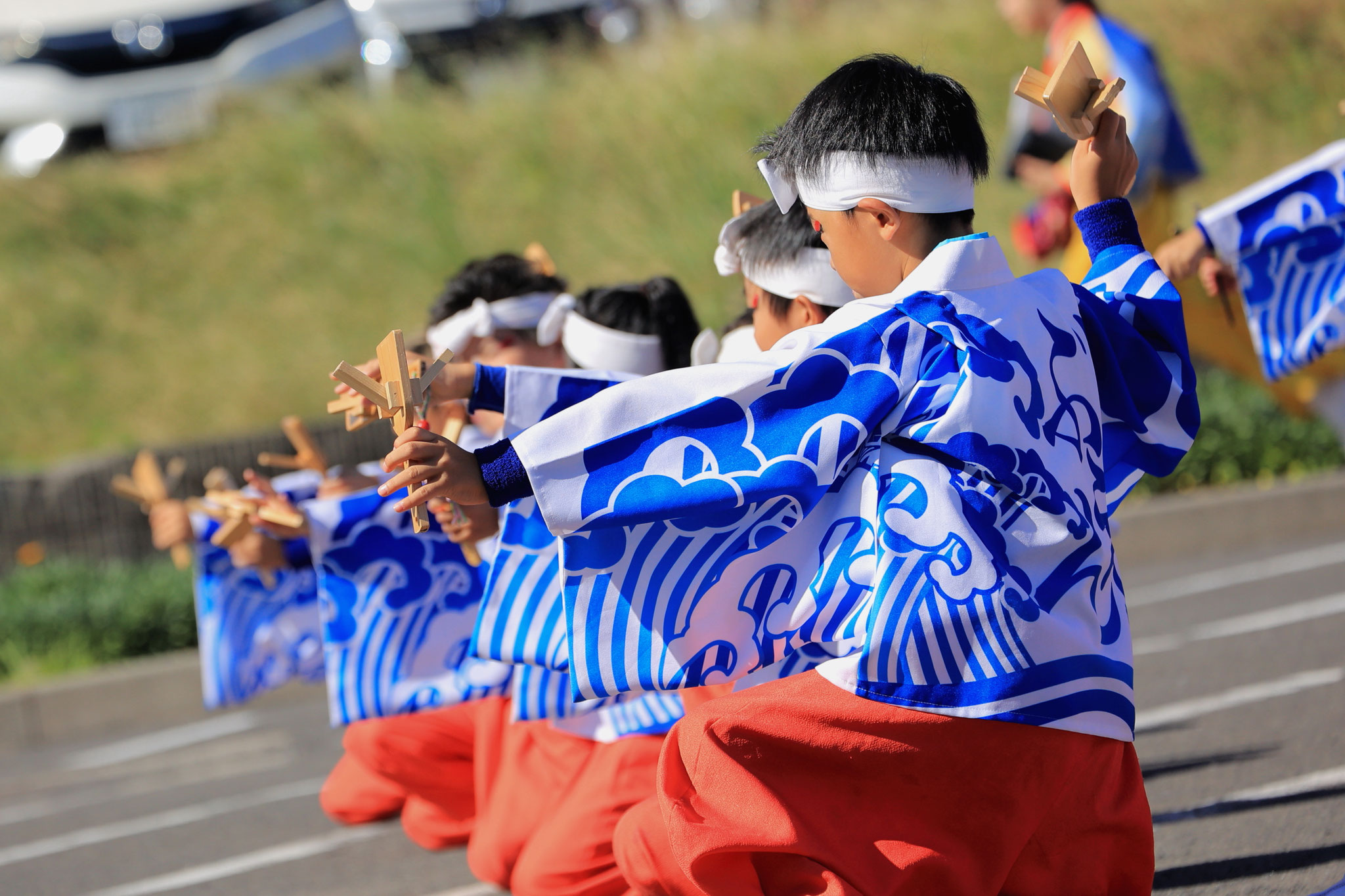 たるみずyosakoi祭り　枕崎舞炎鰹(10月26日 垂水市)