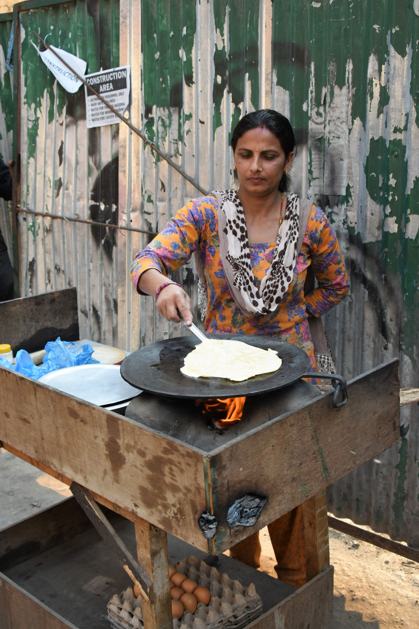 Straßenküche in Kathmandu