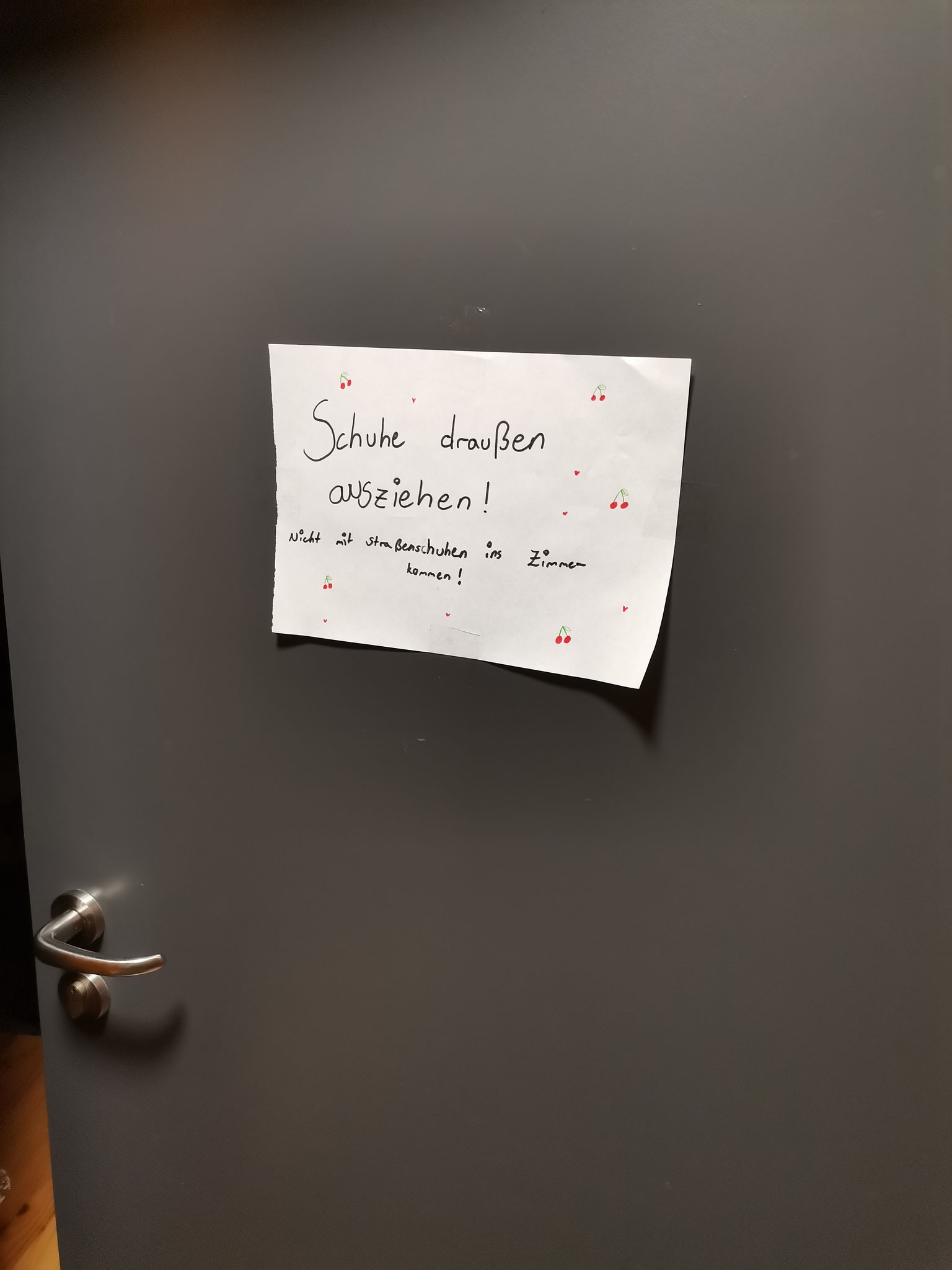 Deutliche Hinweise zeigen, worauf hier Wert gelegt wird...