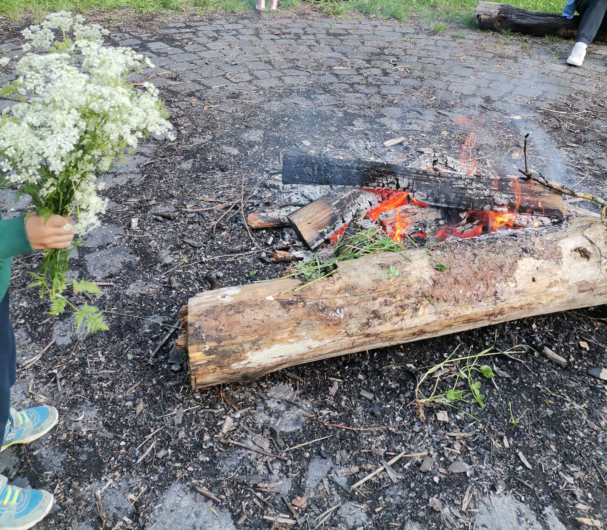 Ein Blumenstrauß für das Feuer...