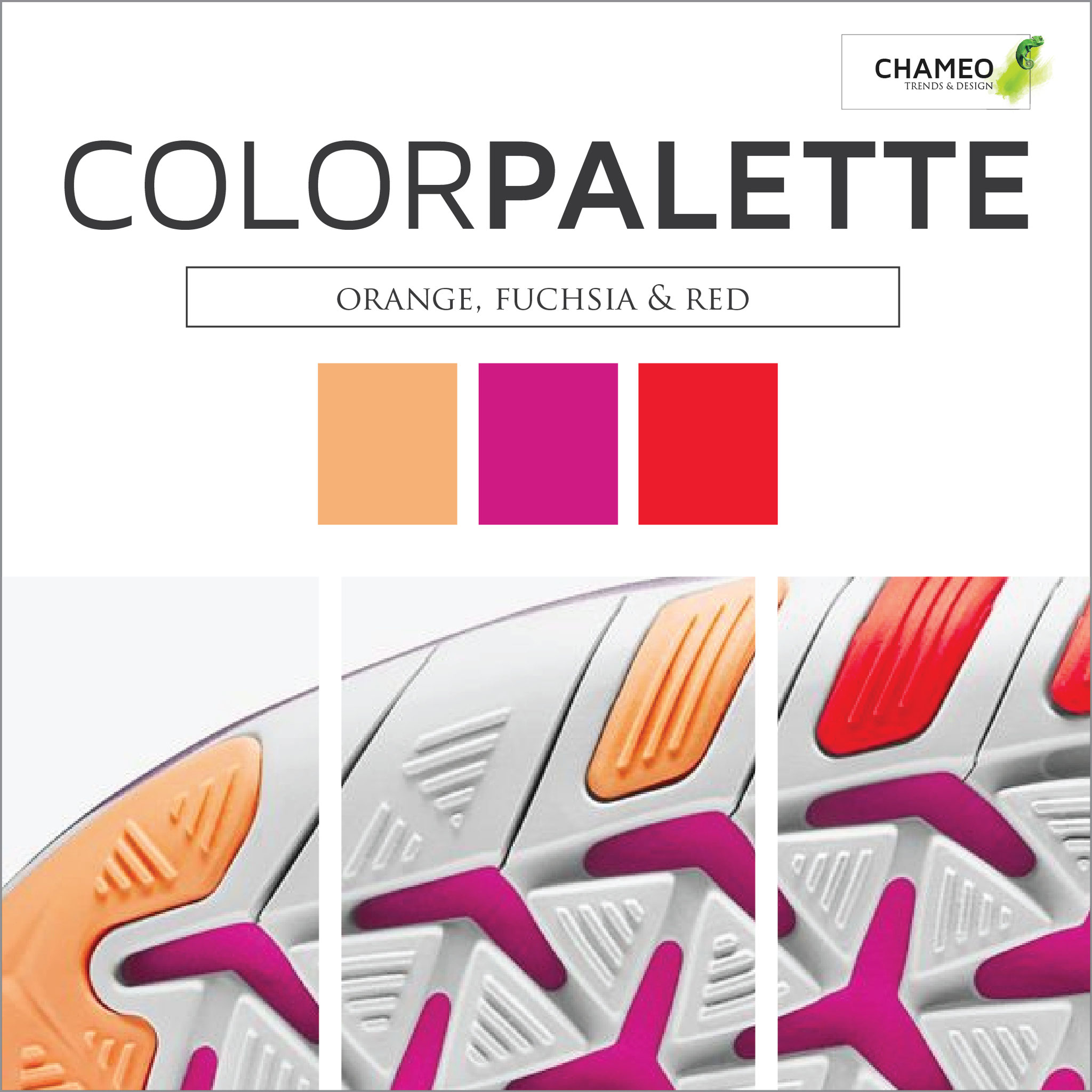 Chameo Design Color palette -CMF Design services