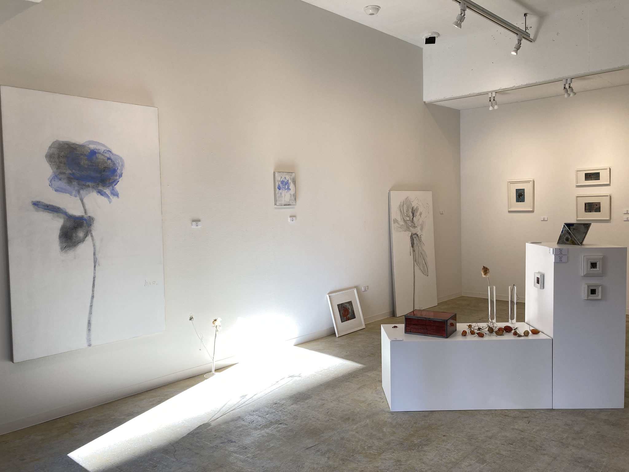 2021年「永田治子個展　花一輪～ラ・フルール～」AMMON，東京