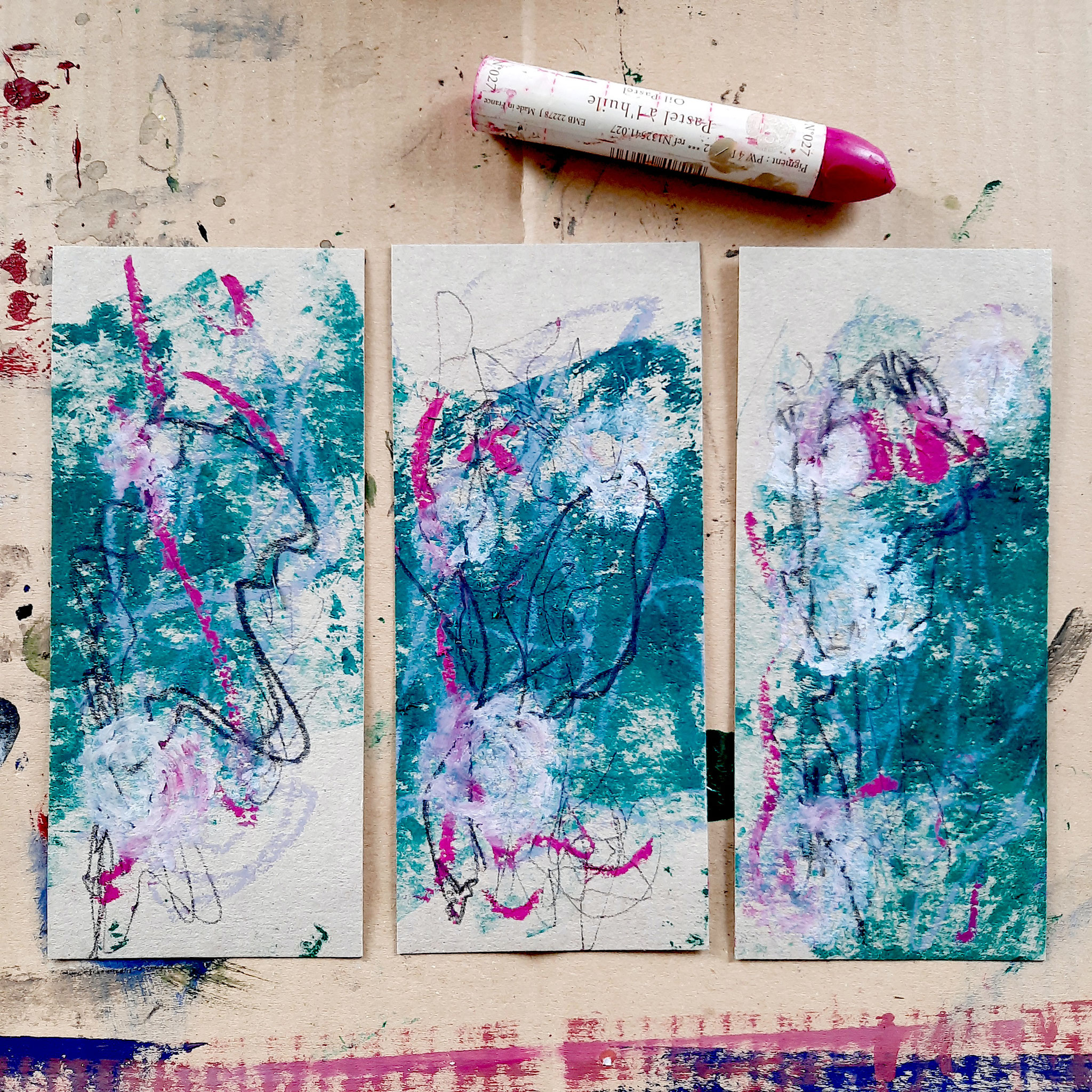 At the Edge of the Field |9x20 cm|