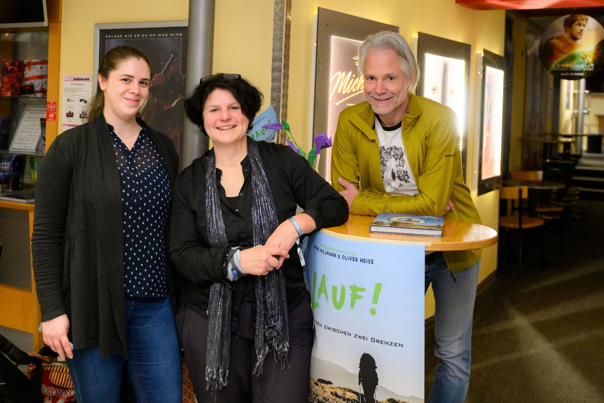 Mariella vom Kinoteam "Bären" mit Sabine Willmann und Oliver Heise
