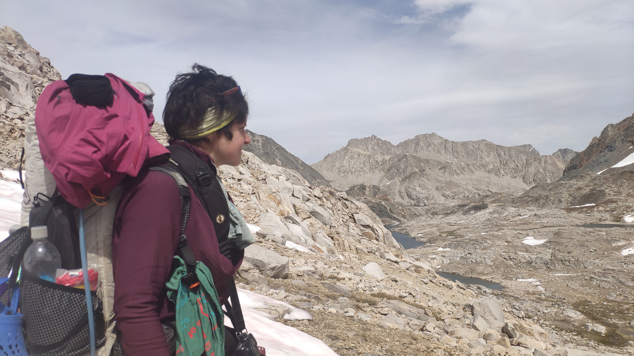 Blick vom John Muir Pass, Sierra Nevada, Kalifornien