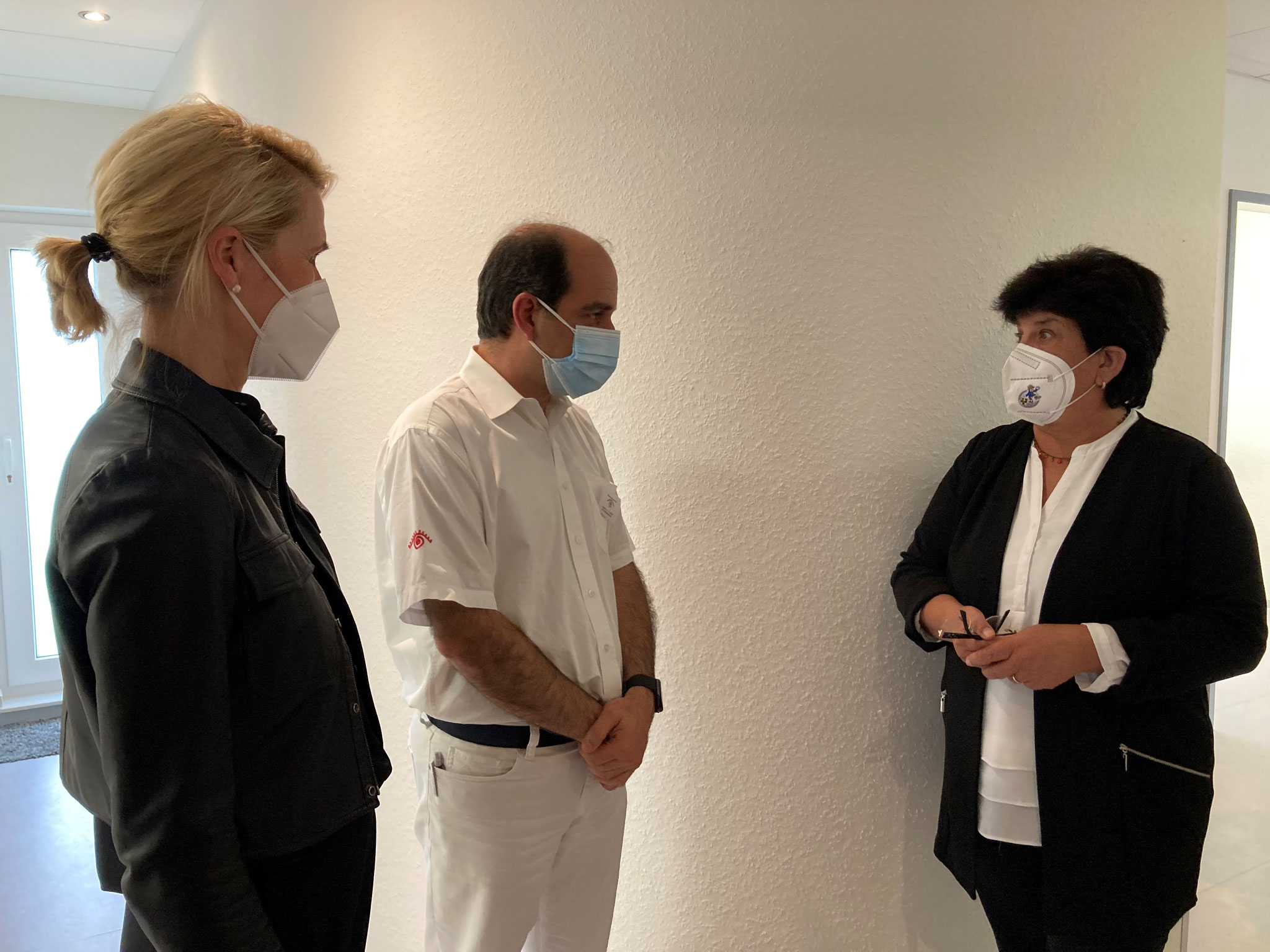 Praxisbesichtigung mit Frau Claudia Moll, MdB, 2021
